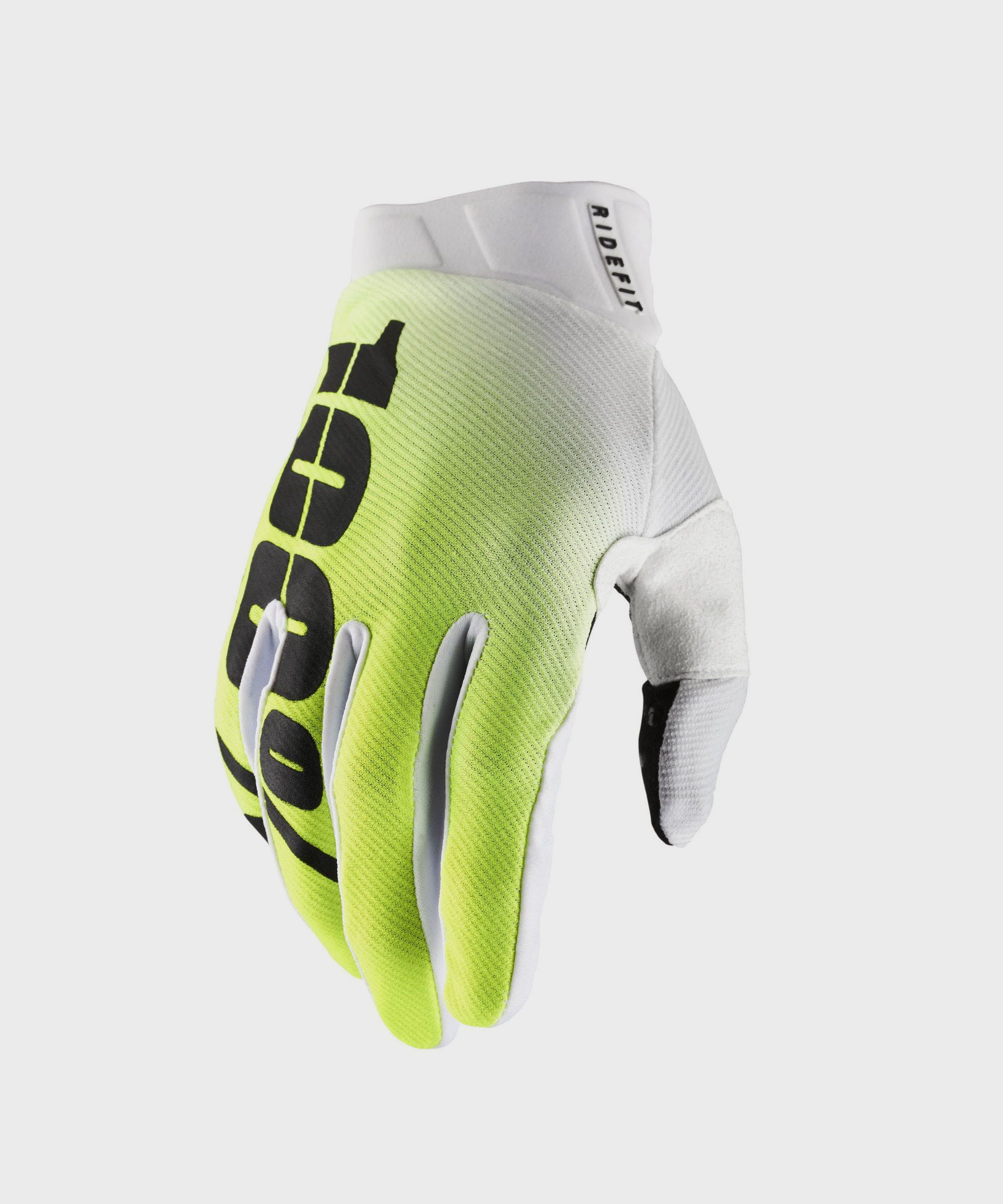 100% Ridefit Glove Korp Yellow
