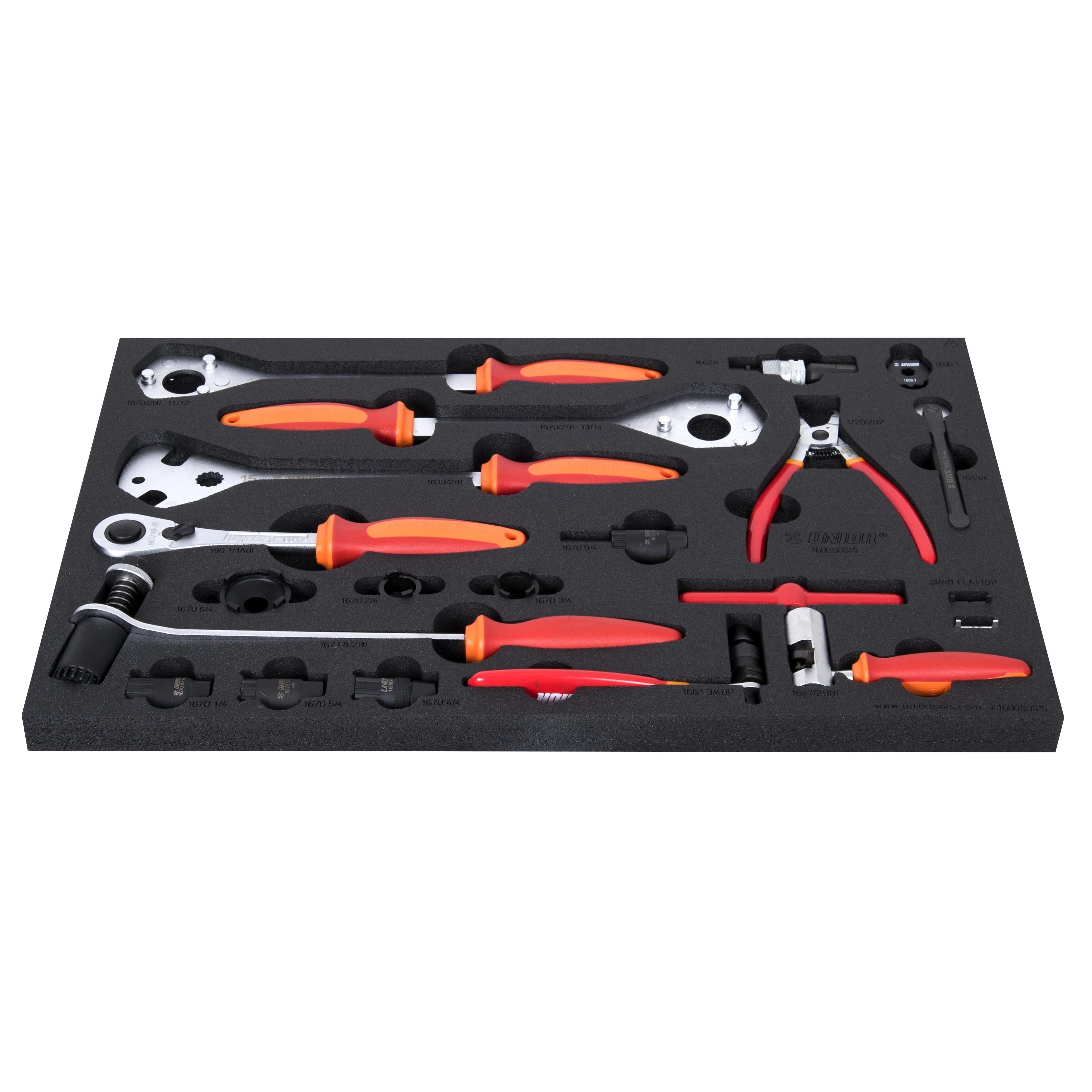 UNIOR Bike Tool Set In SOS Tool Tray (1600SOS17) 2023 | Power2Cycle