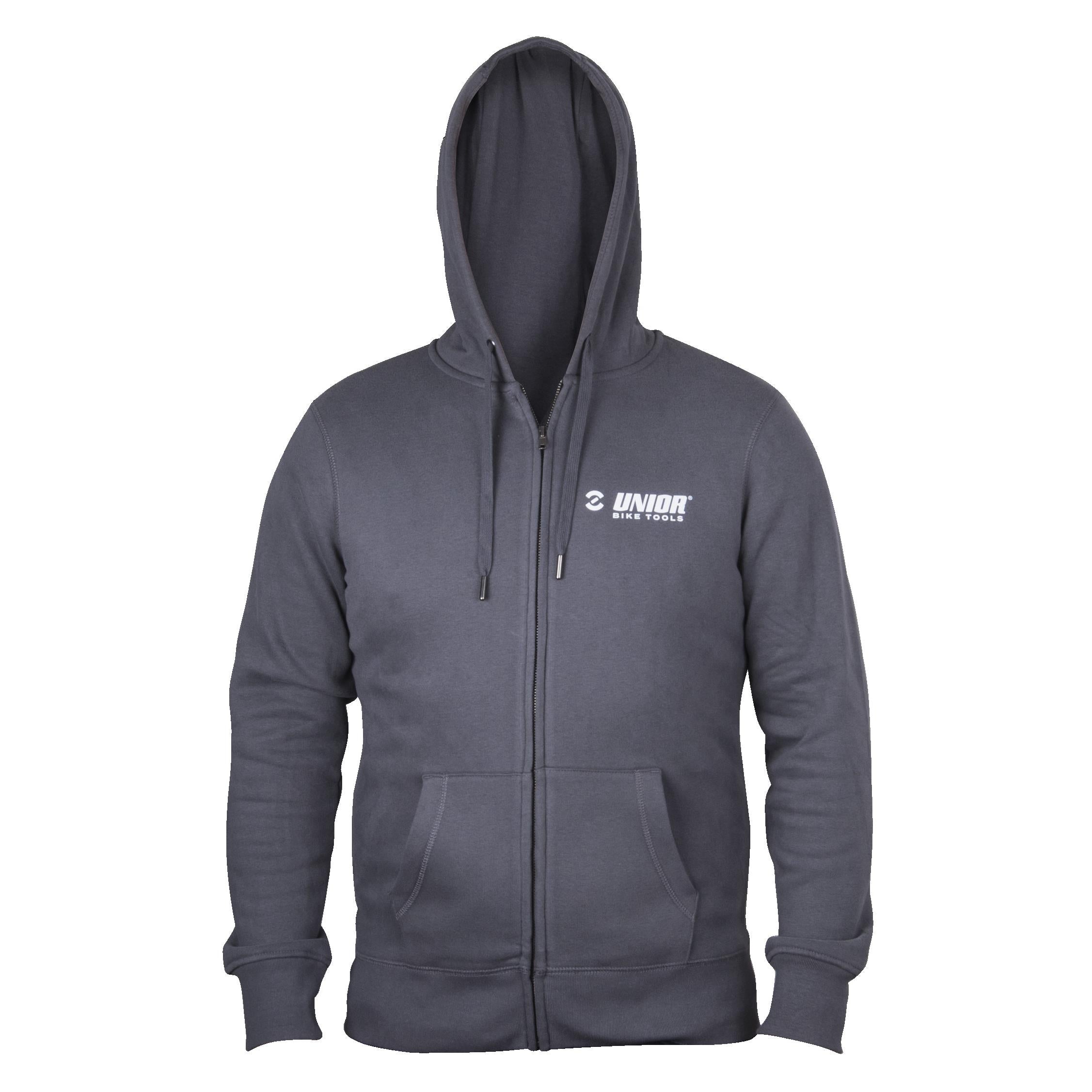 UNIOR Zipper Hoodie 2023: GREY S