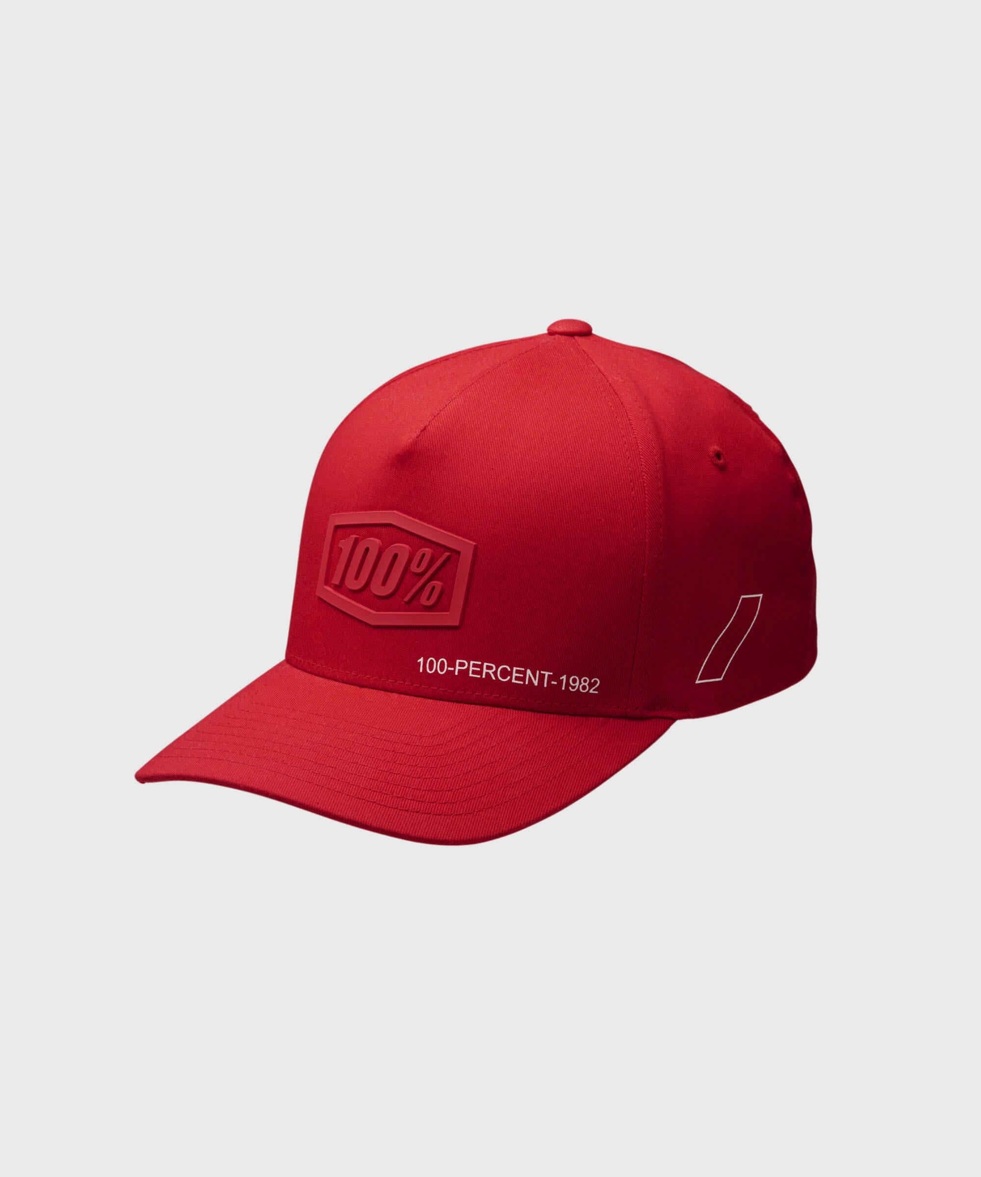 100% Shadow FlexFit X | Power2CycleFit Cap Red