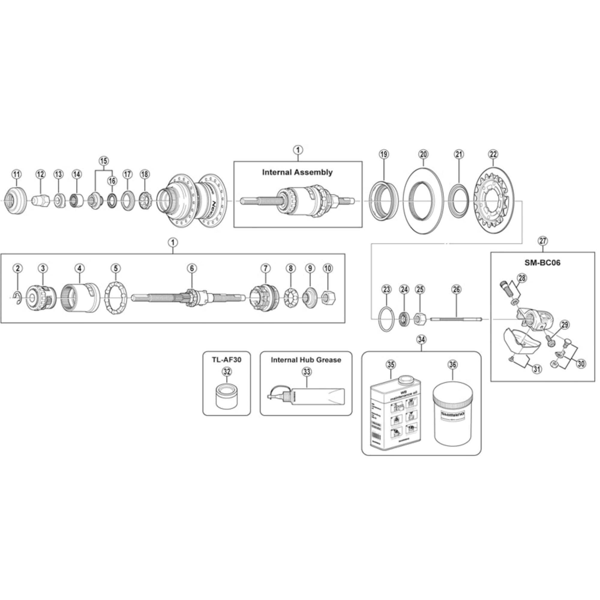 Shimano Spares IM40 washer 3.2 mm