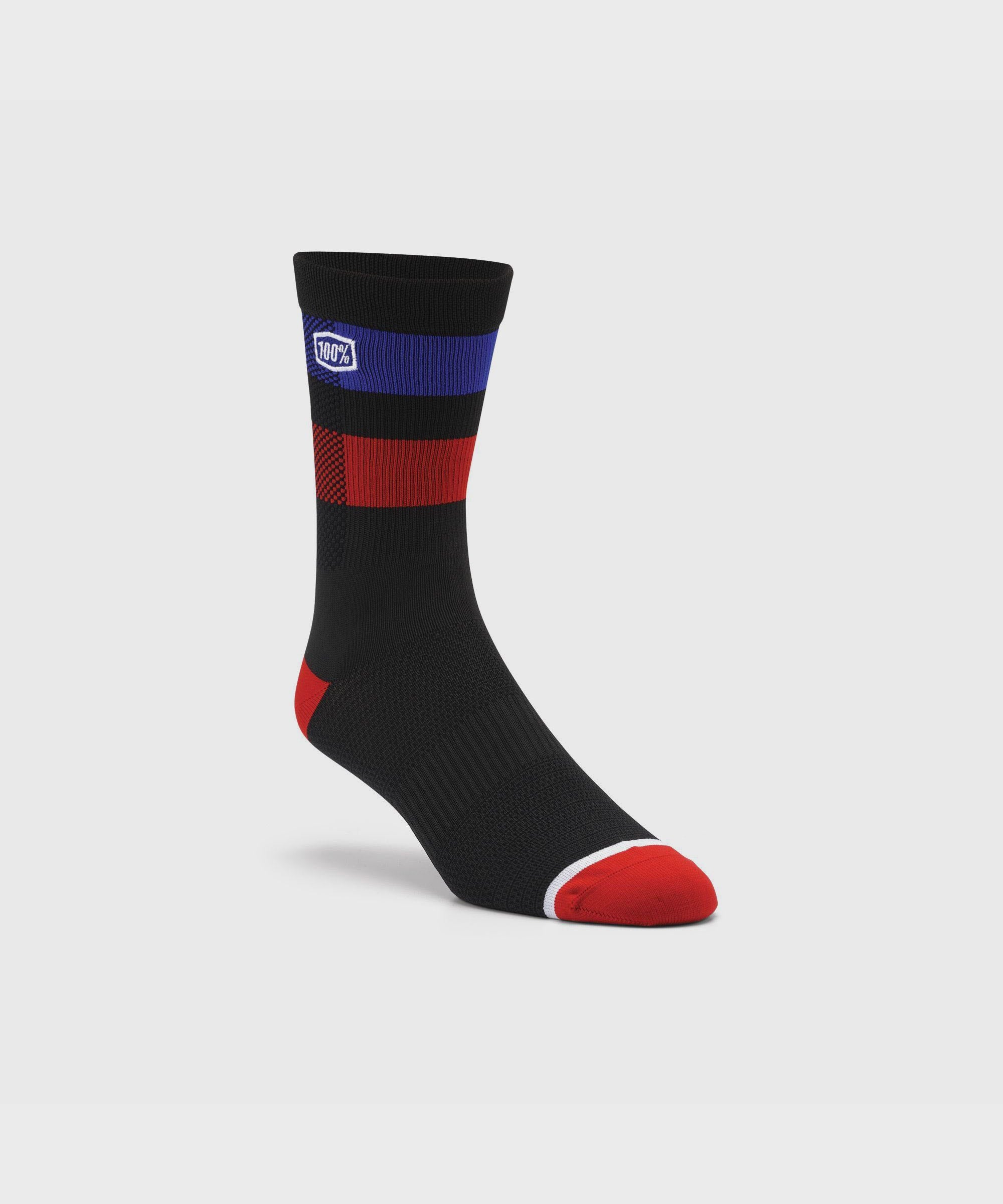 100% Flow Performance Socks Black S / M