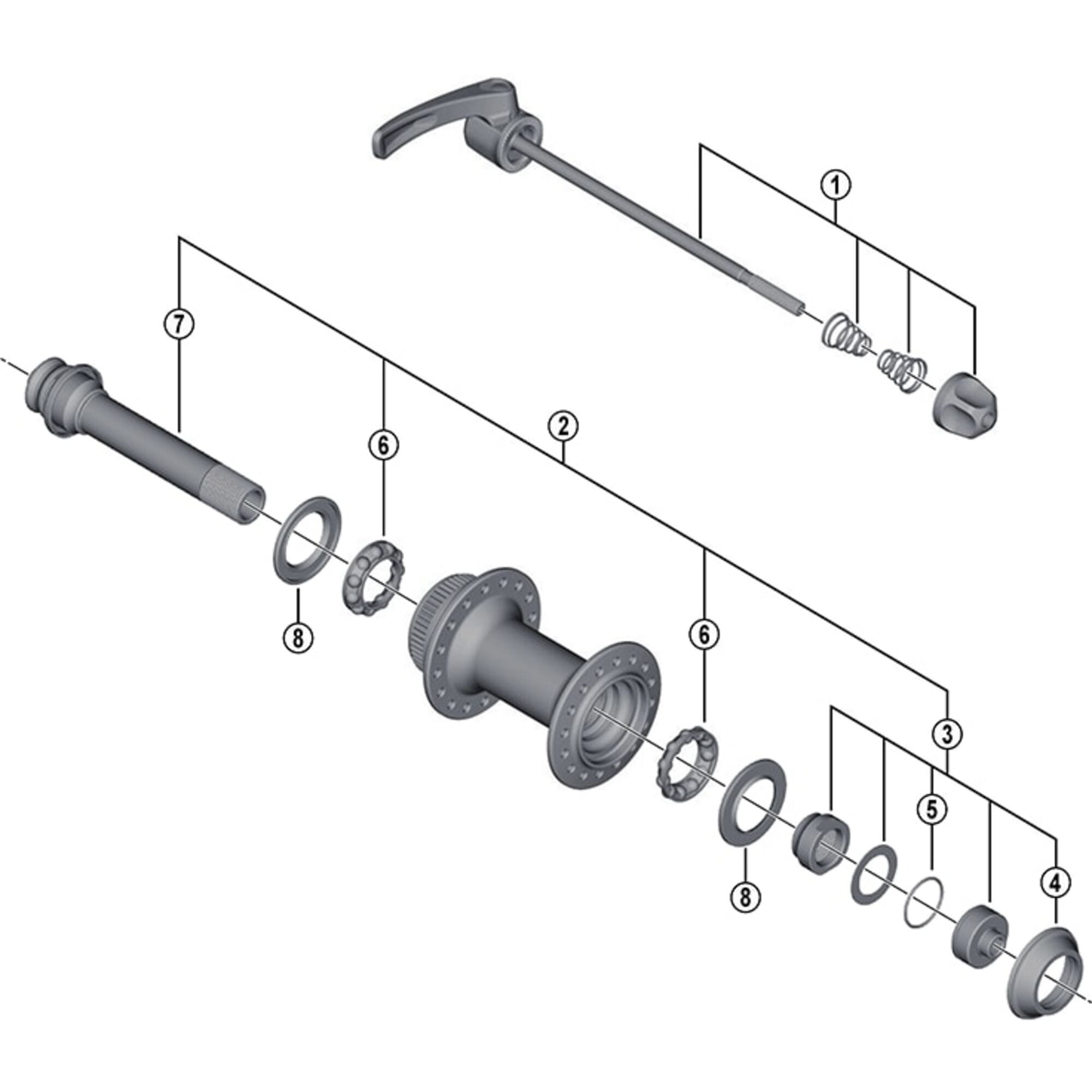 Shimano Spares M770 lock nut unit