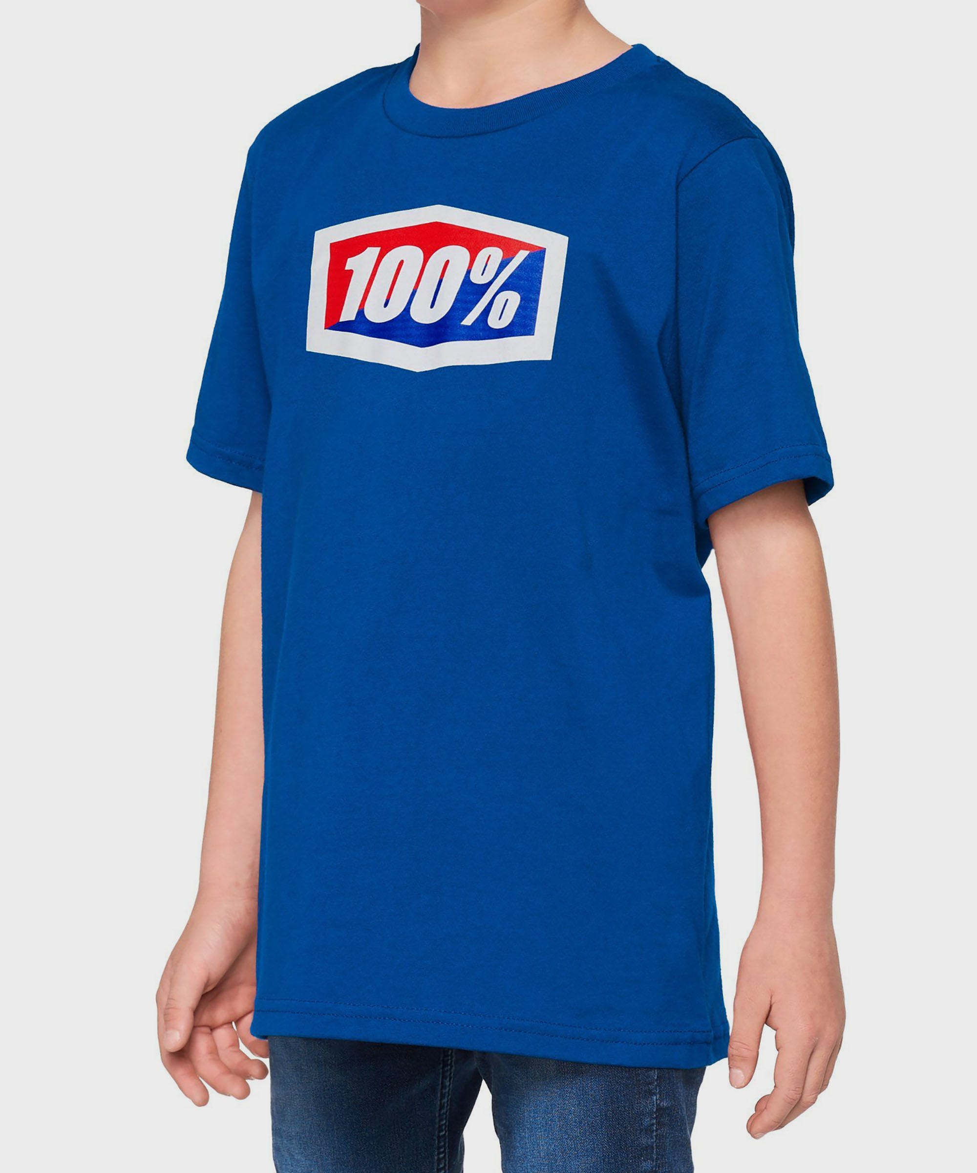 100% Official Youth T | Power2CycleShirt Blue