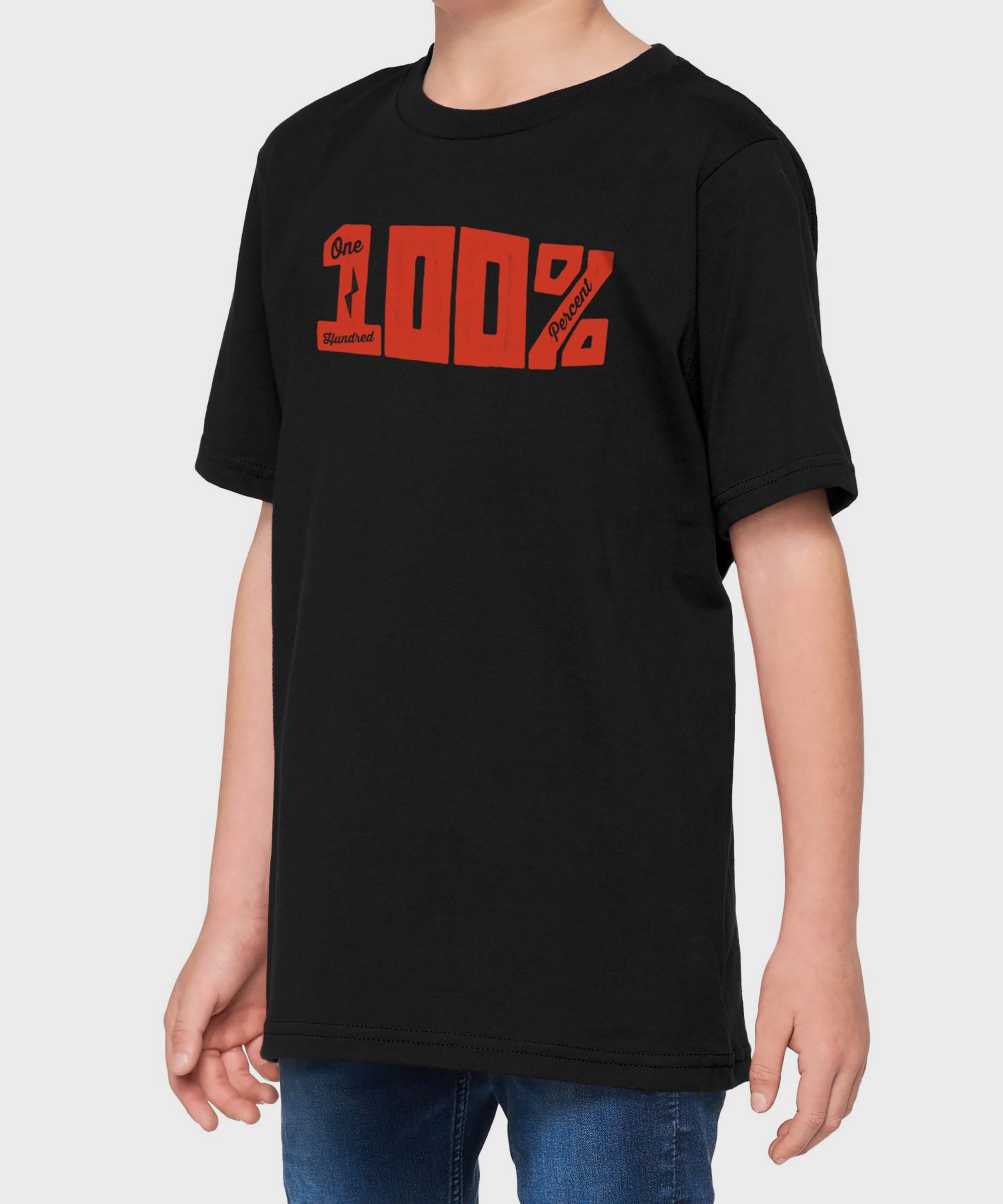 100% Kurri Crewneck Youth T | Power2CycleShirt Black