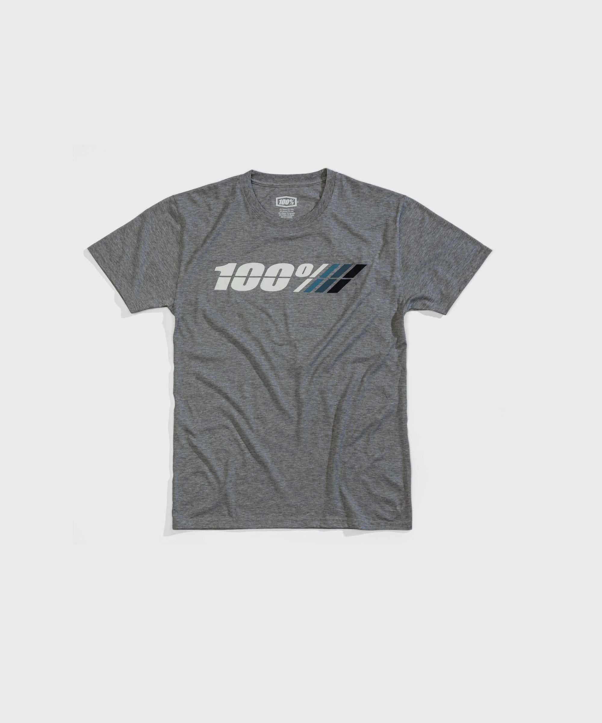 100% Motorrad Tech Tee Grey Heather S