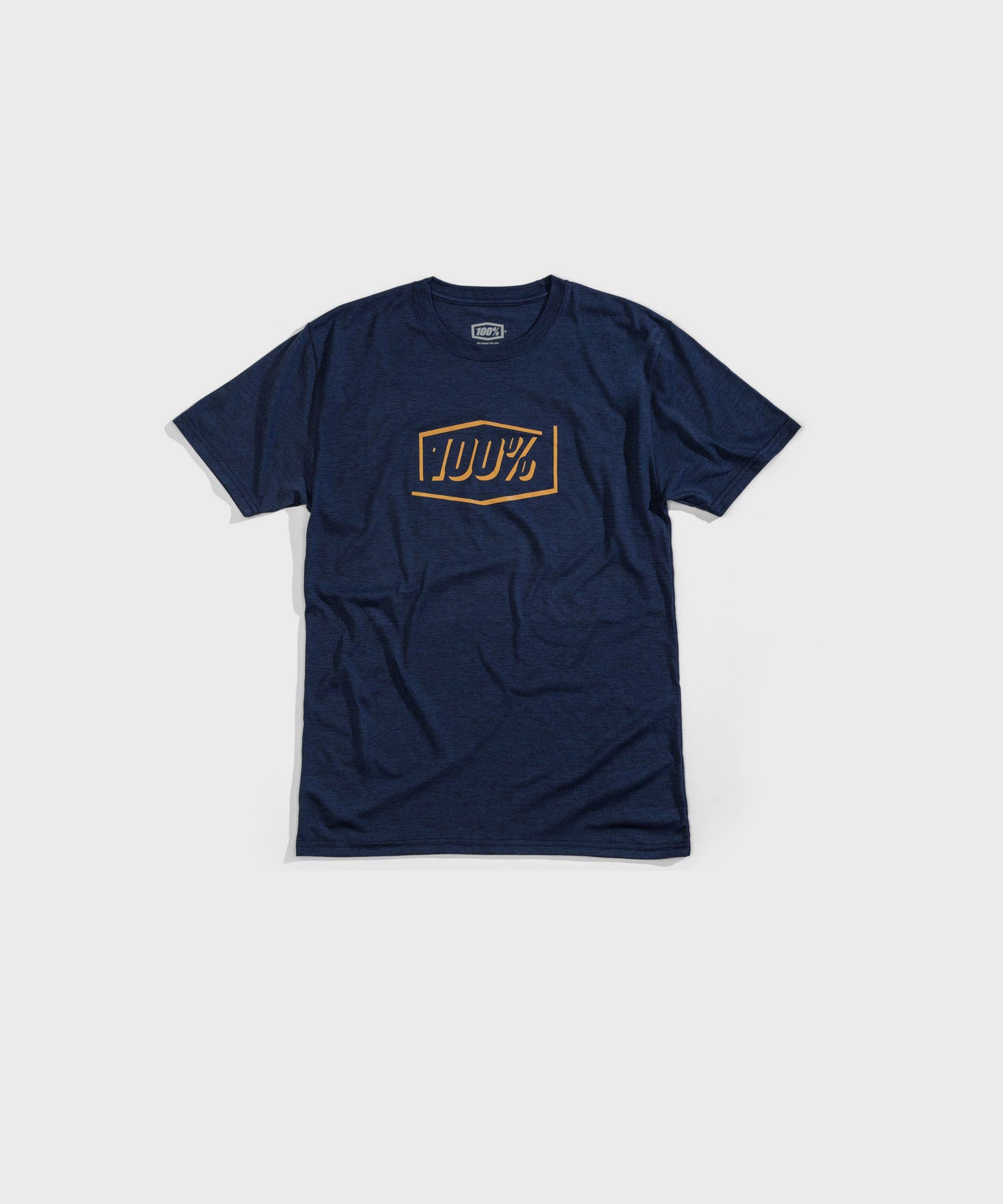 100% Phantom Tech Tee Navy Heather S