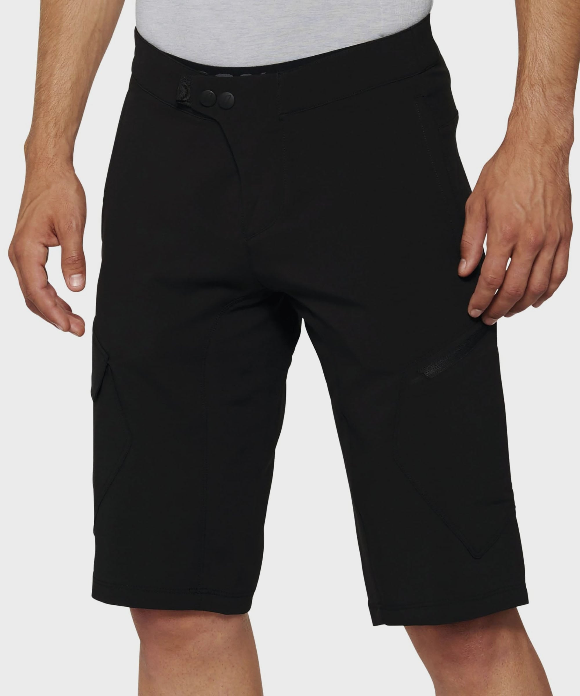 100% Ridecamp Shorts with Liner 2022 Black