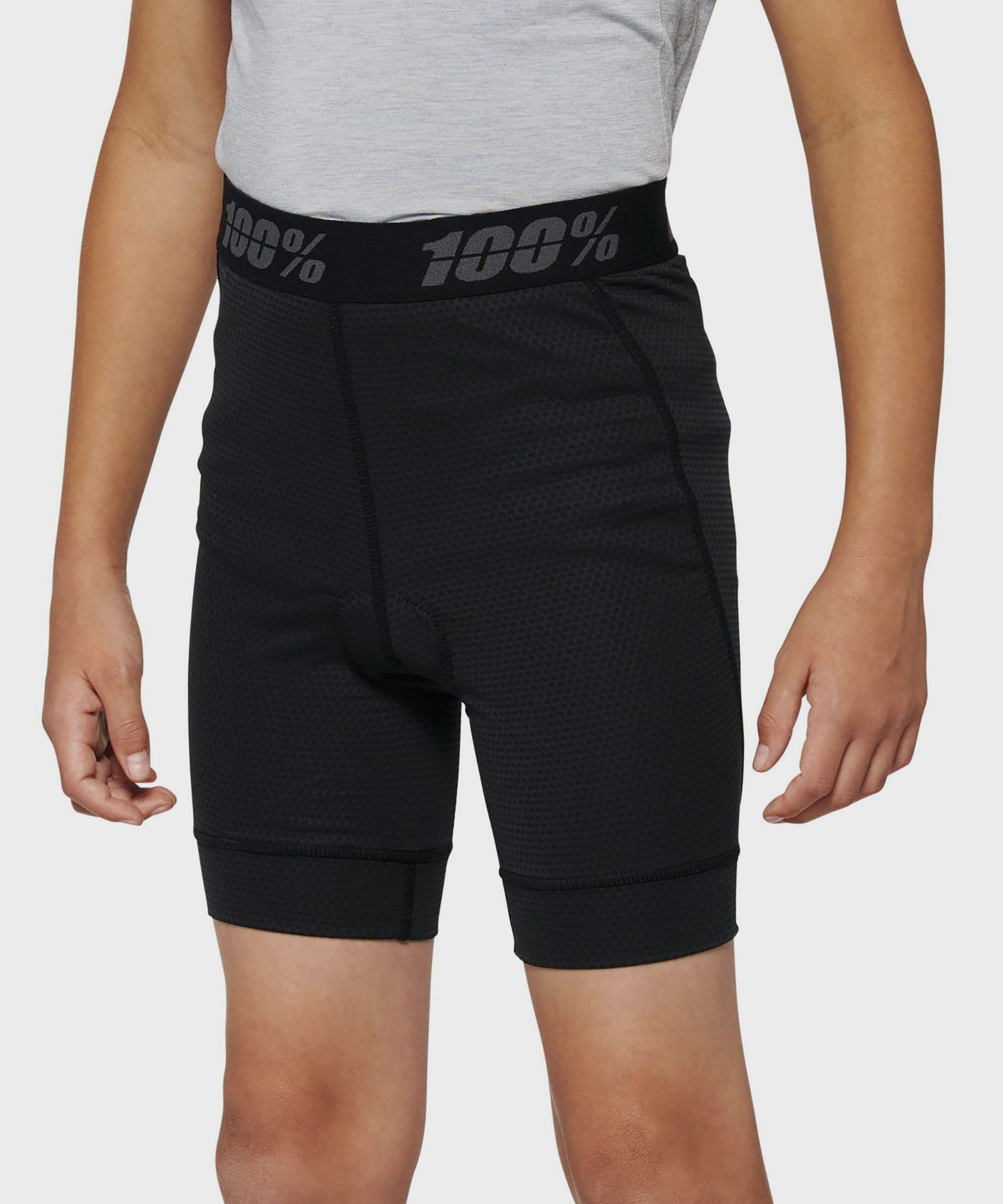 100% Ridecamp Youth Shorts with Liner 2022 Black