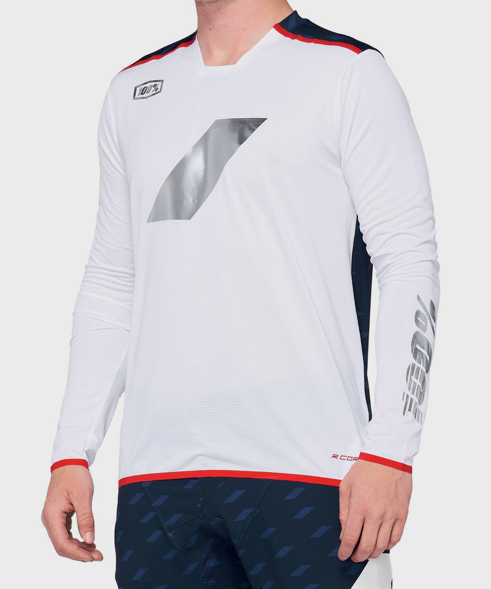 100% R | Power2CycleCore X Jersey Ltd Edition Navy / White