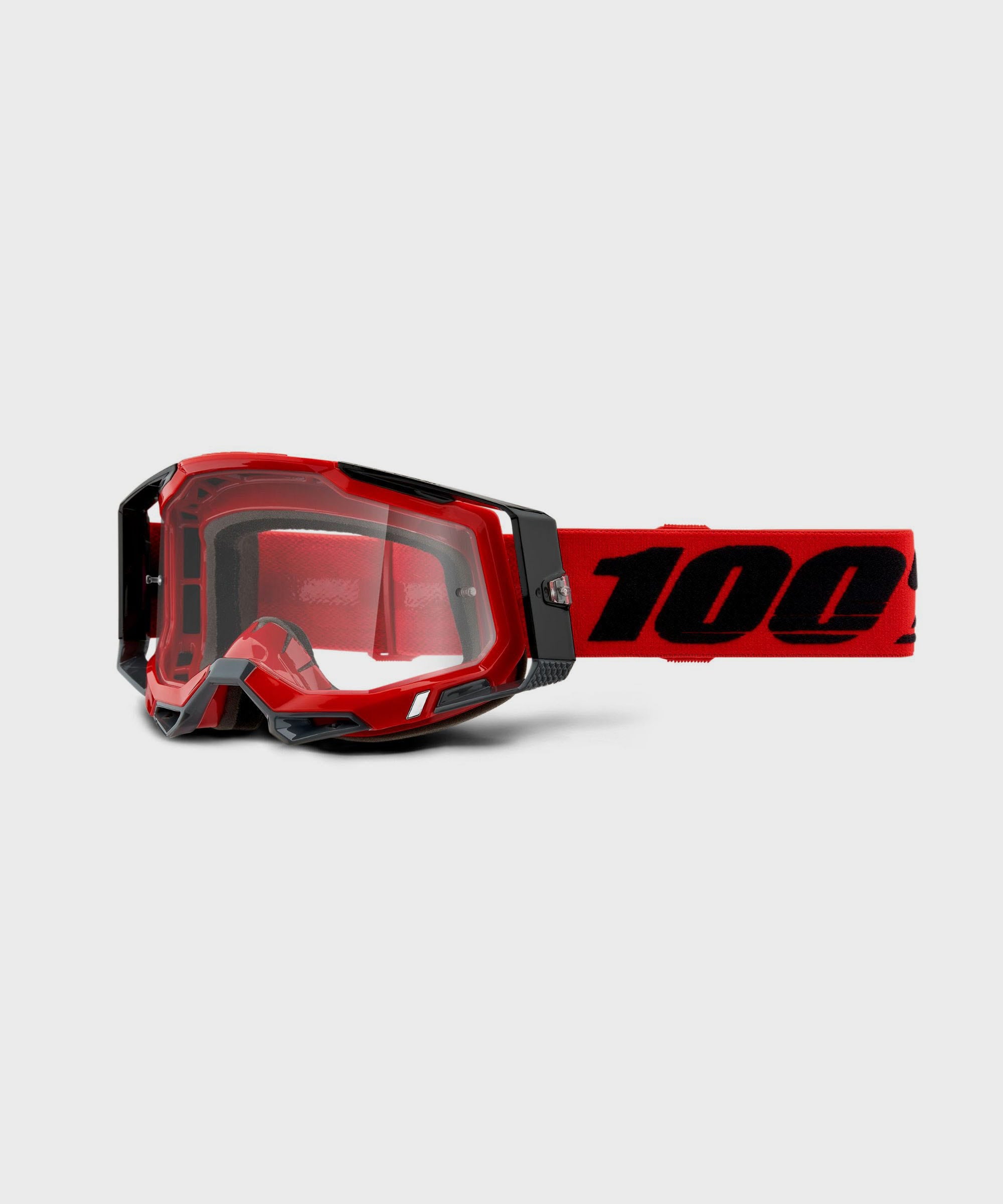 100% Racecraft 2 Goggle Red / Clear Lens