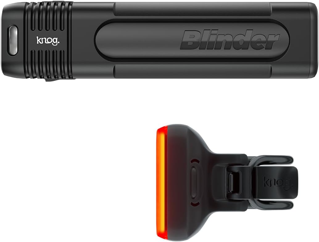 Knog Blinder Pro 600 Front + Blinder Square Rear Light Set