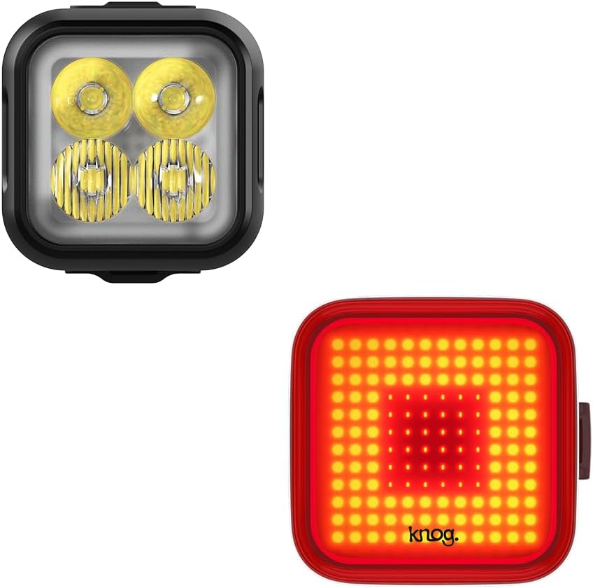 Knog Blinder Pro 600 Front + Blinder Square Rear Light Set