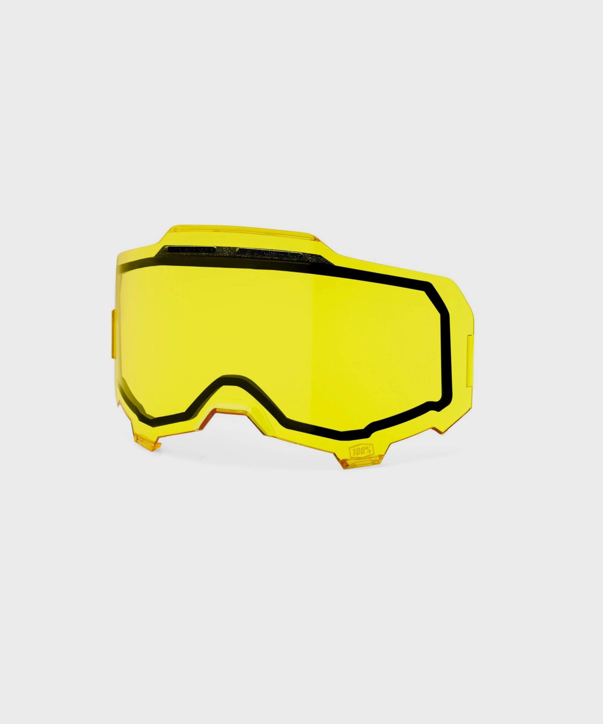 100% Armega Replacement | Power2Cycle Dual Pane Vented Yellow Lens