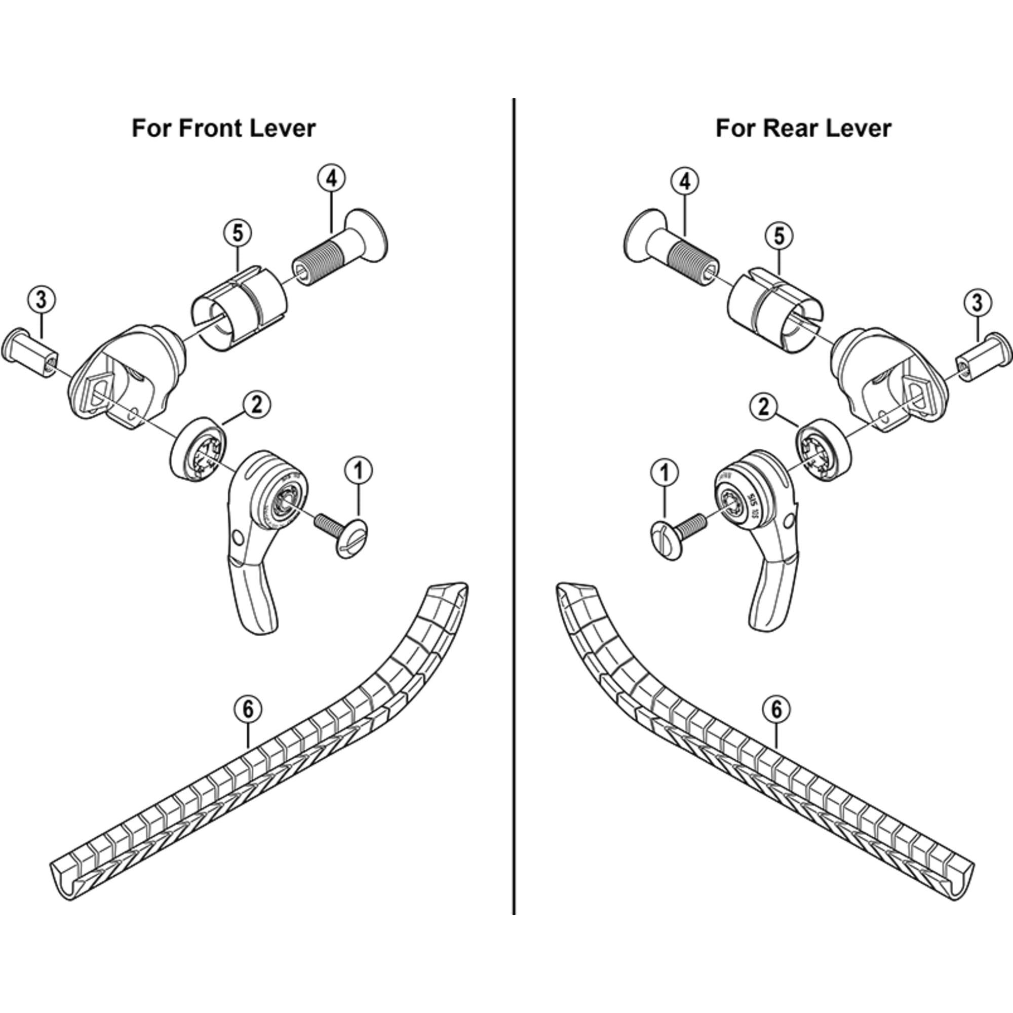 Shimano Spares BS78 lever boss cover for rear