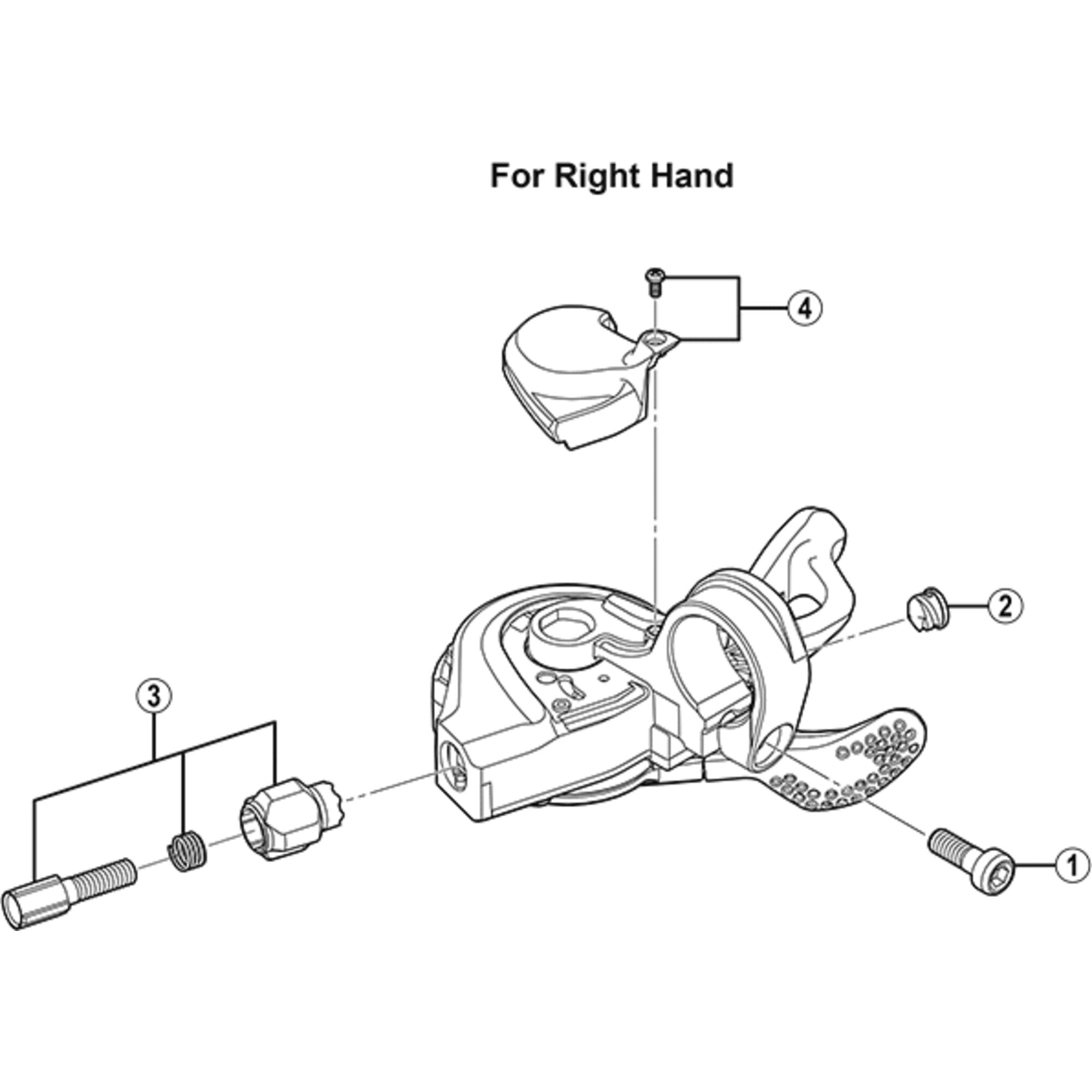 Shimano Spares M640 base cap and bolt