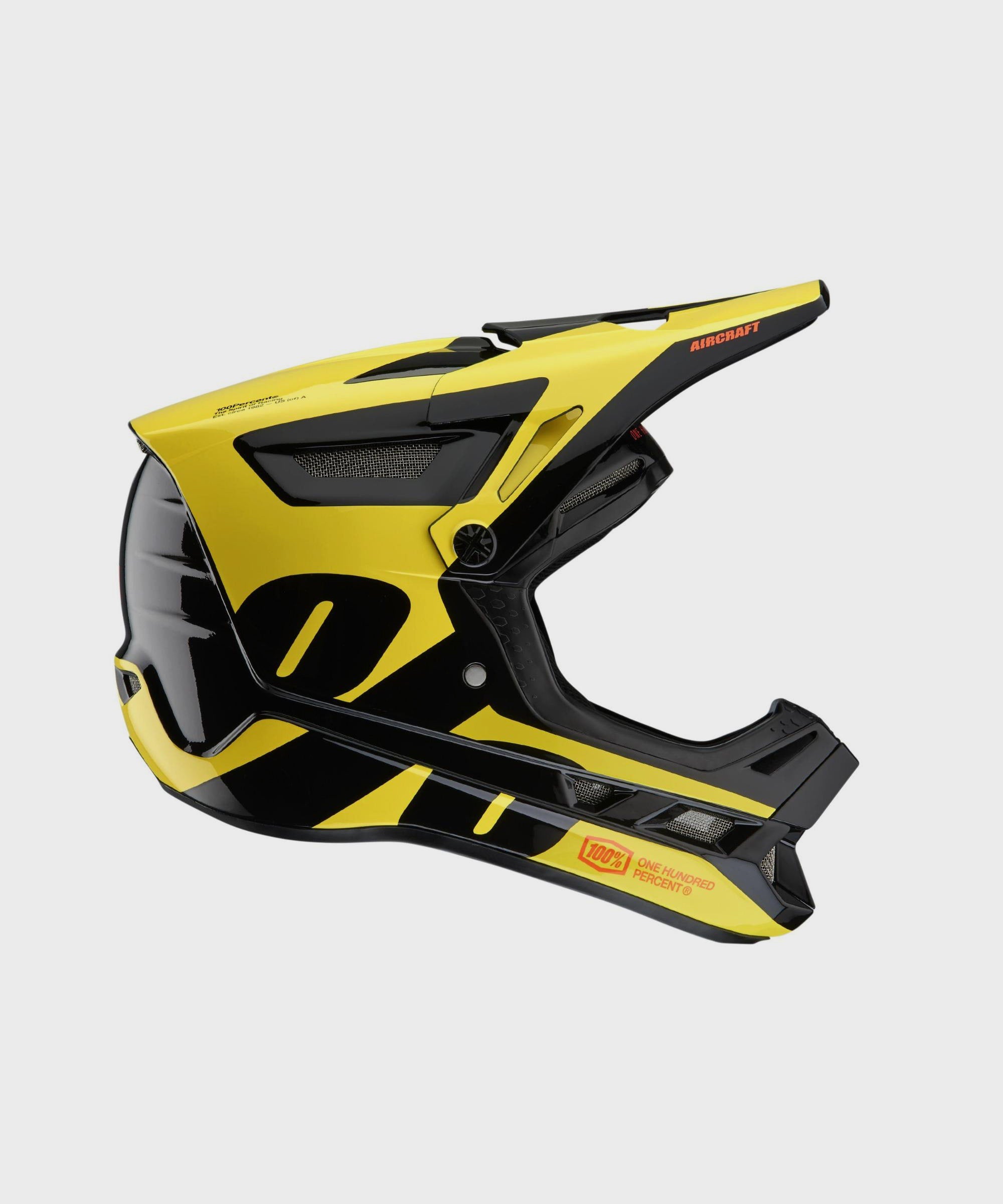 100% Aircraft Composite Helmet Silo XS