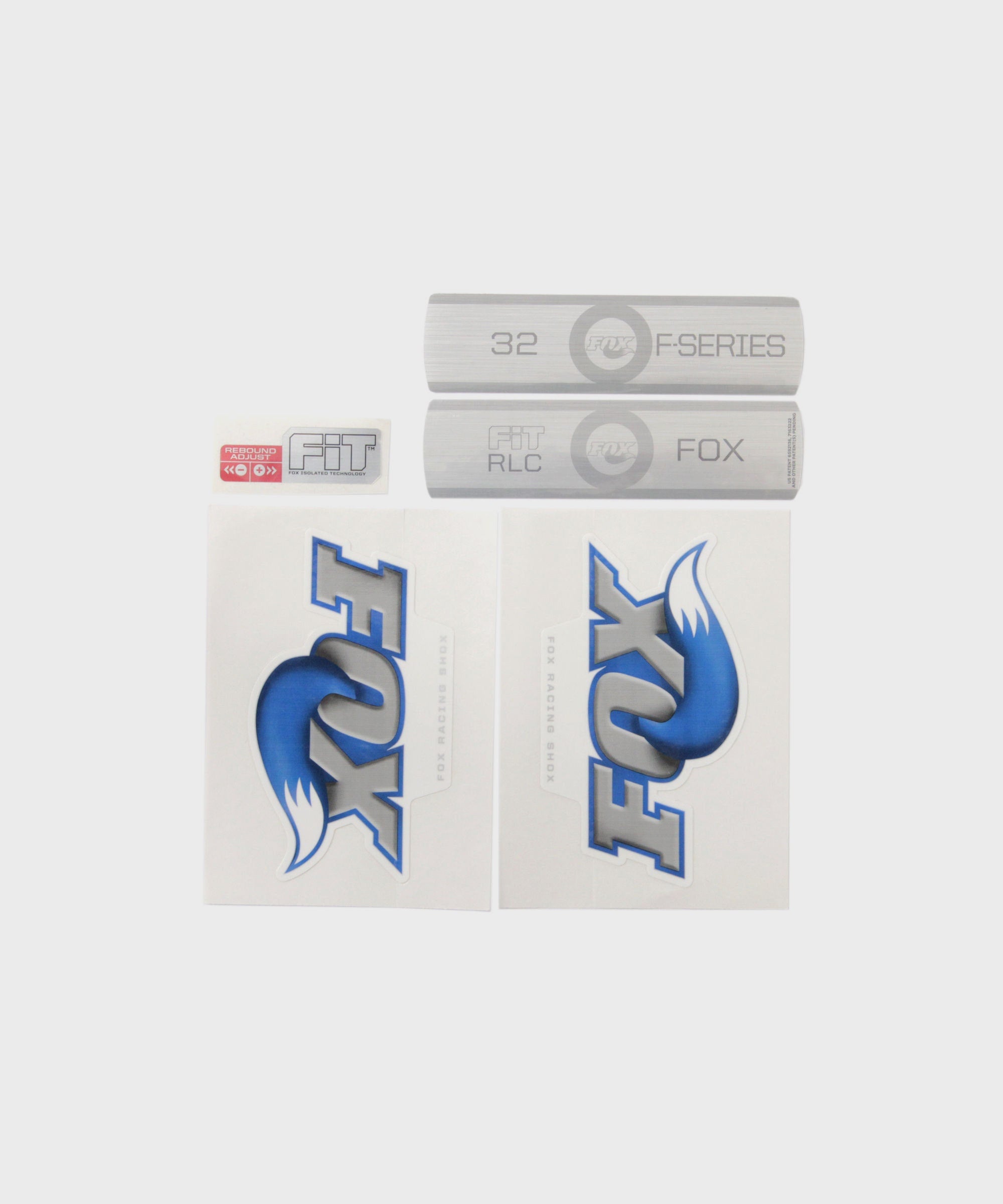 FOX Fork F | Power2CycleS RLC Decal Kit White 2010