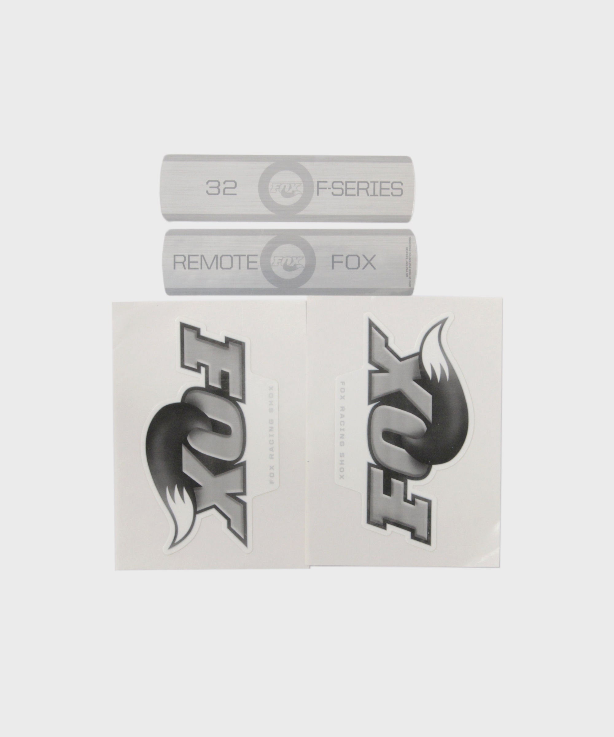FOX Fork F | Power2CycleS Remote B/W Decal Kit 2010