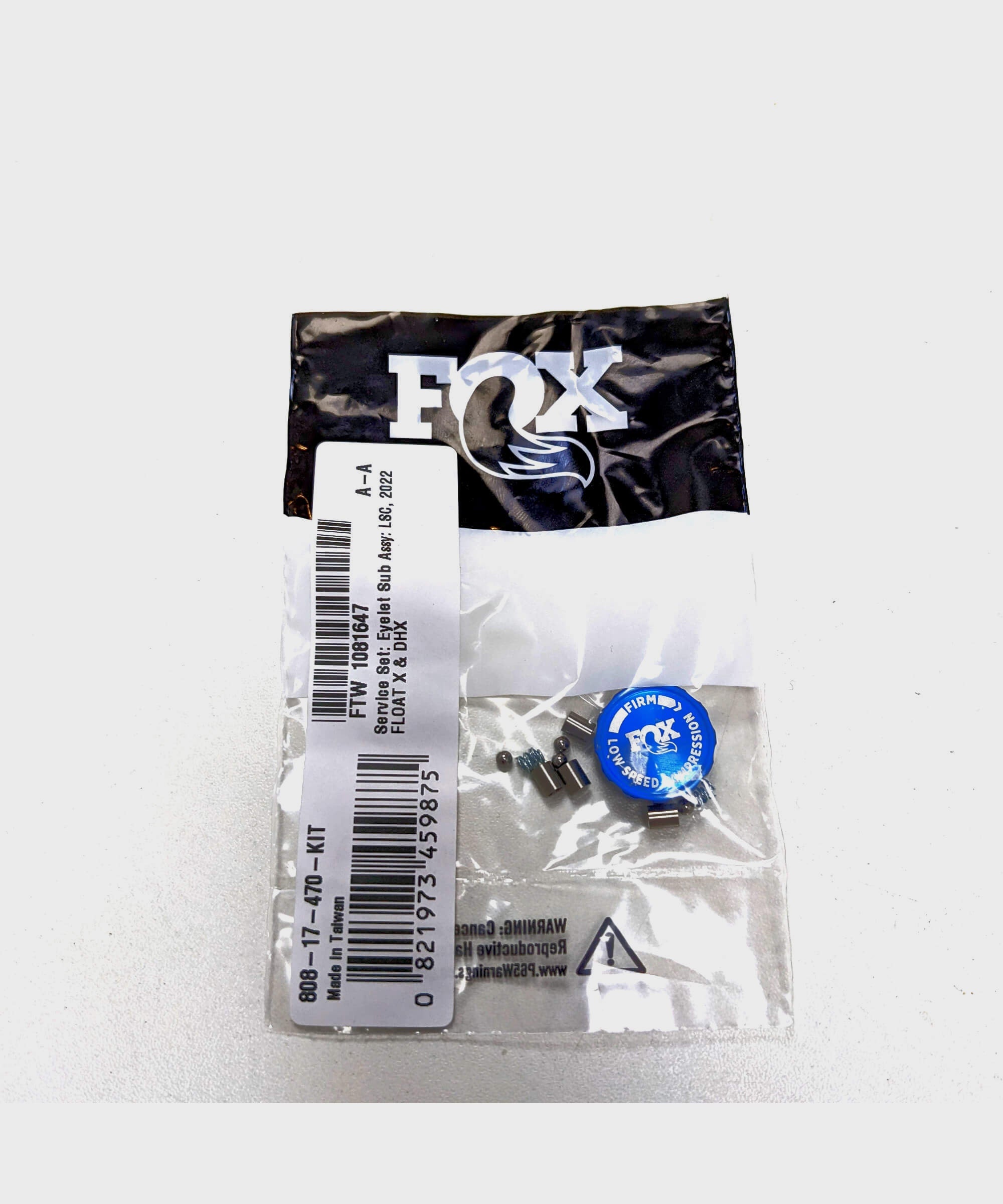 Fox Shock Float X & DHX LSC Eyelet Assembly 2022