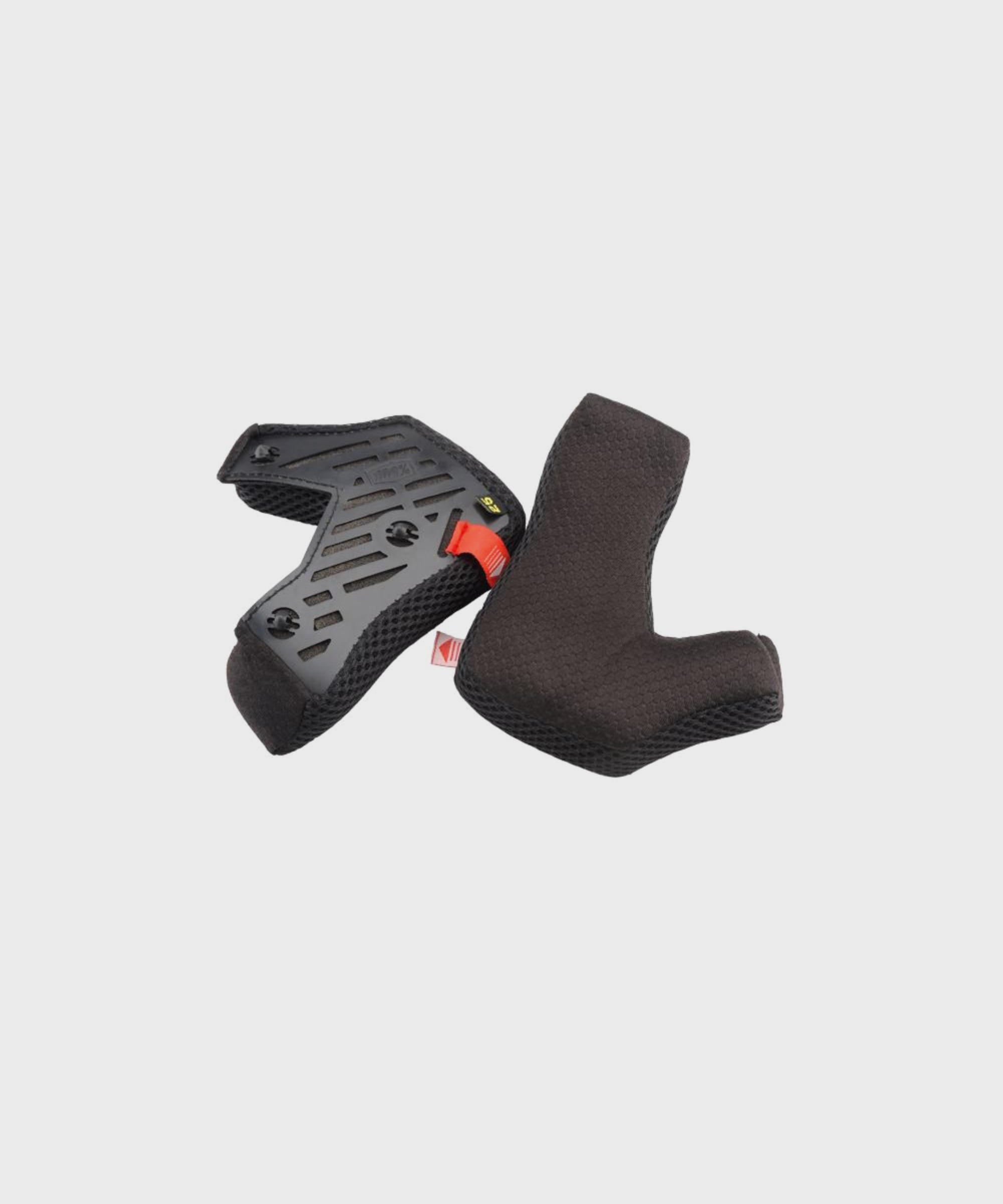 100% Aircraft Cheek Pad Kit - 25mm (SM XL)