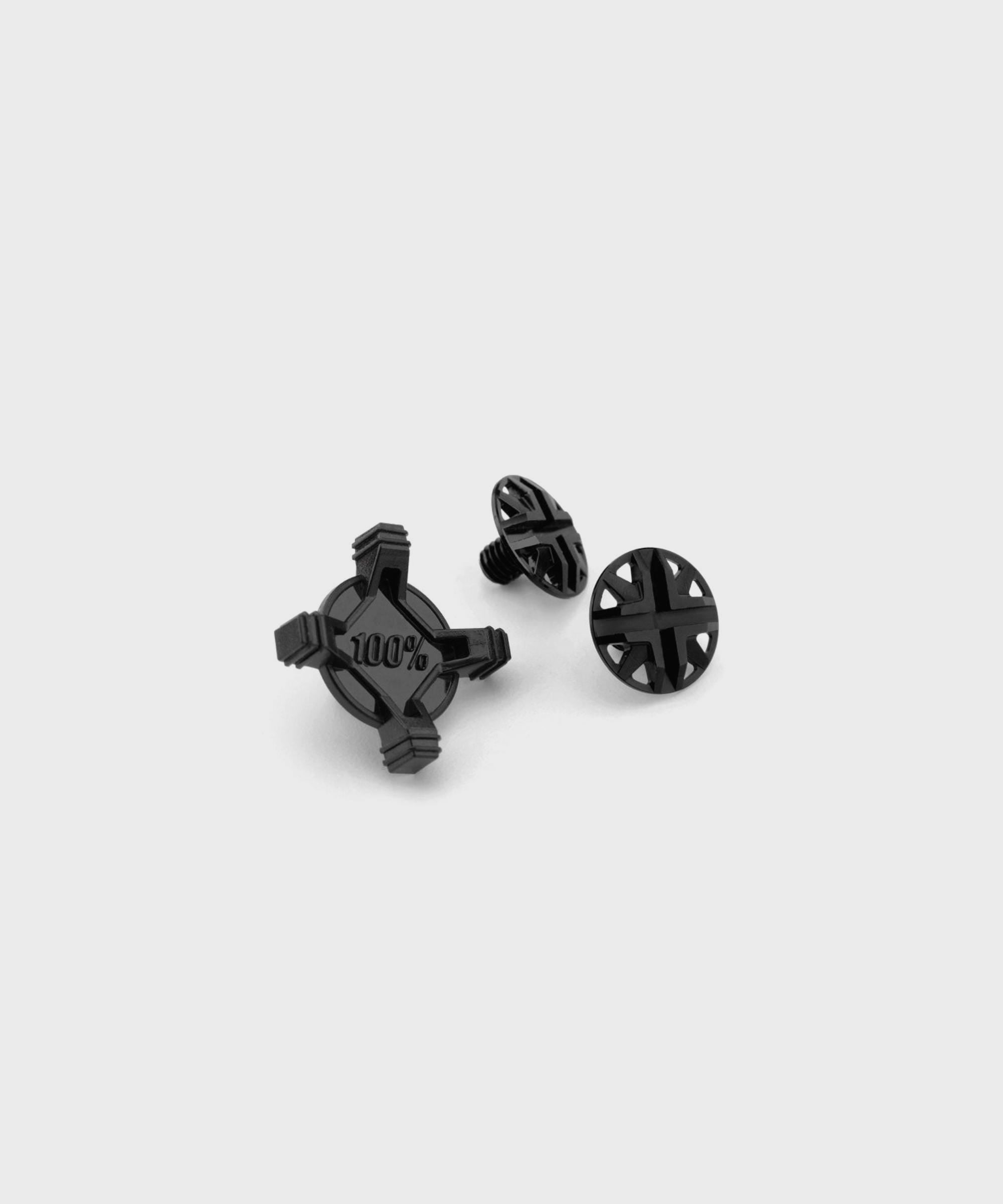 100% Aircraft Visor Screw Kit Black