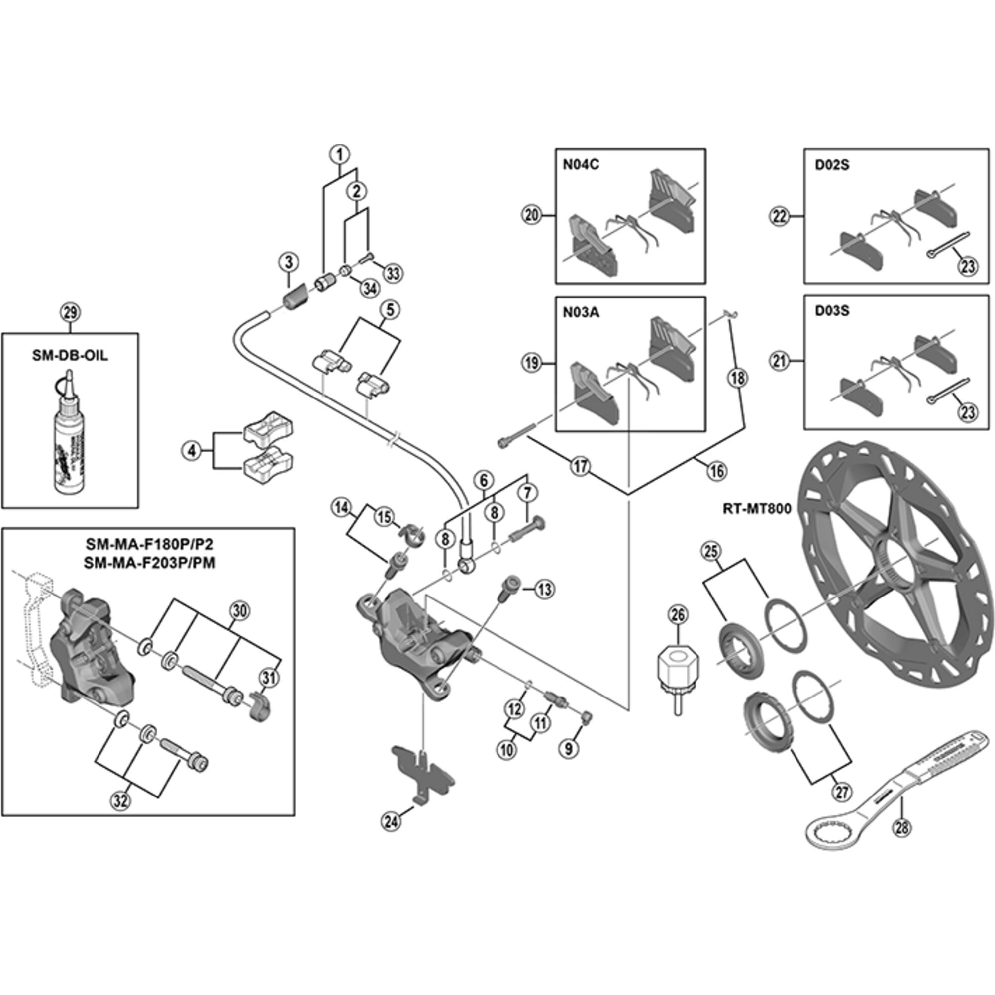 Shimano Spares M755 bleed nipple cap