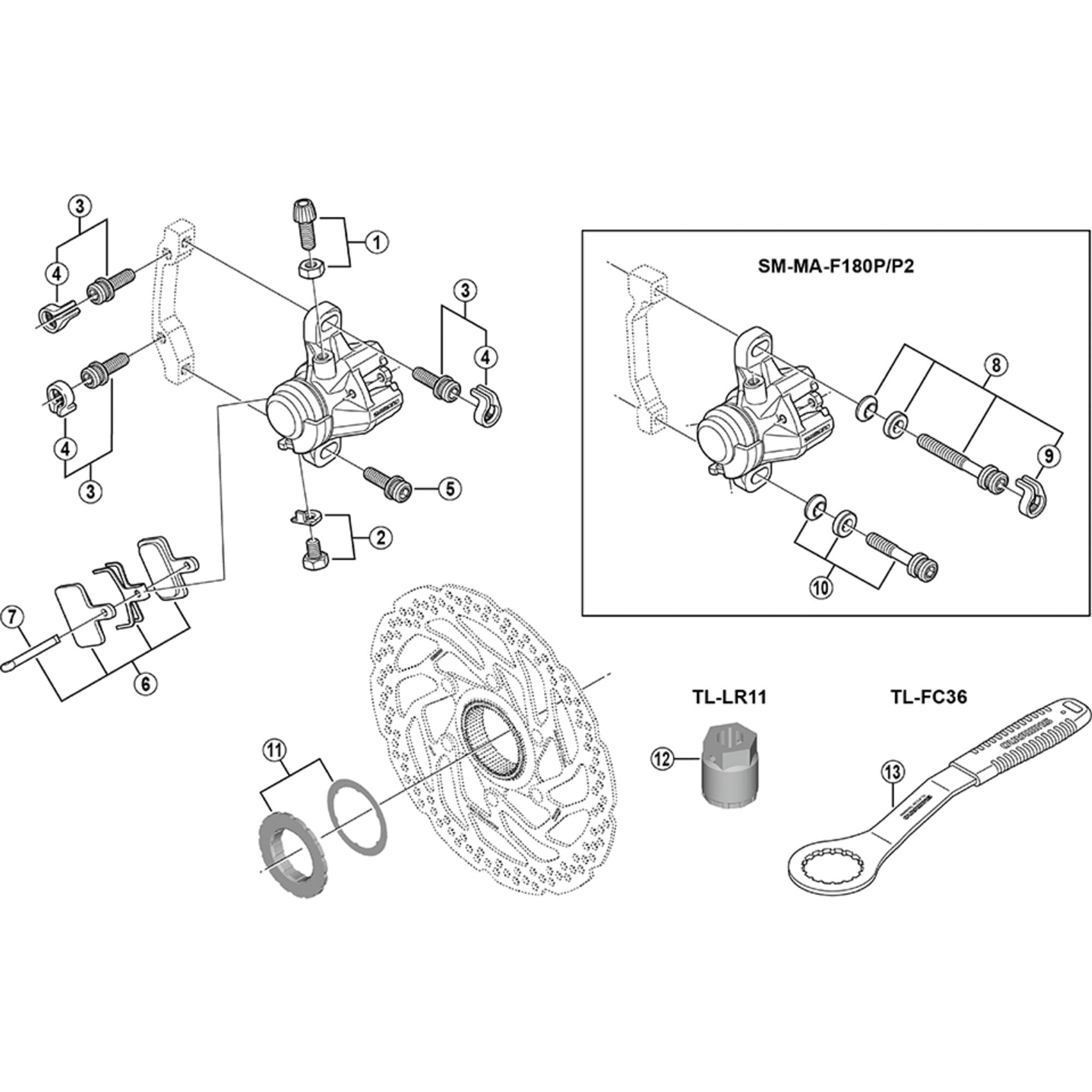 Shimano Spares M525 Split pin