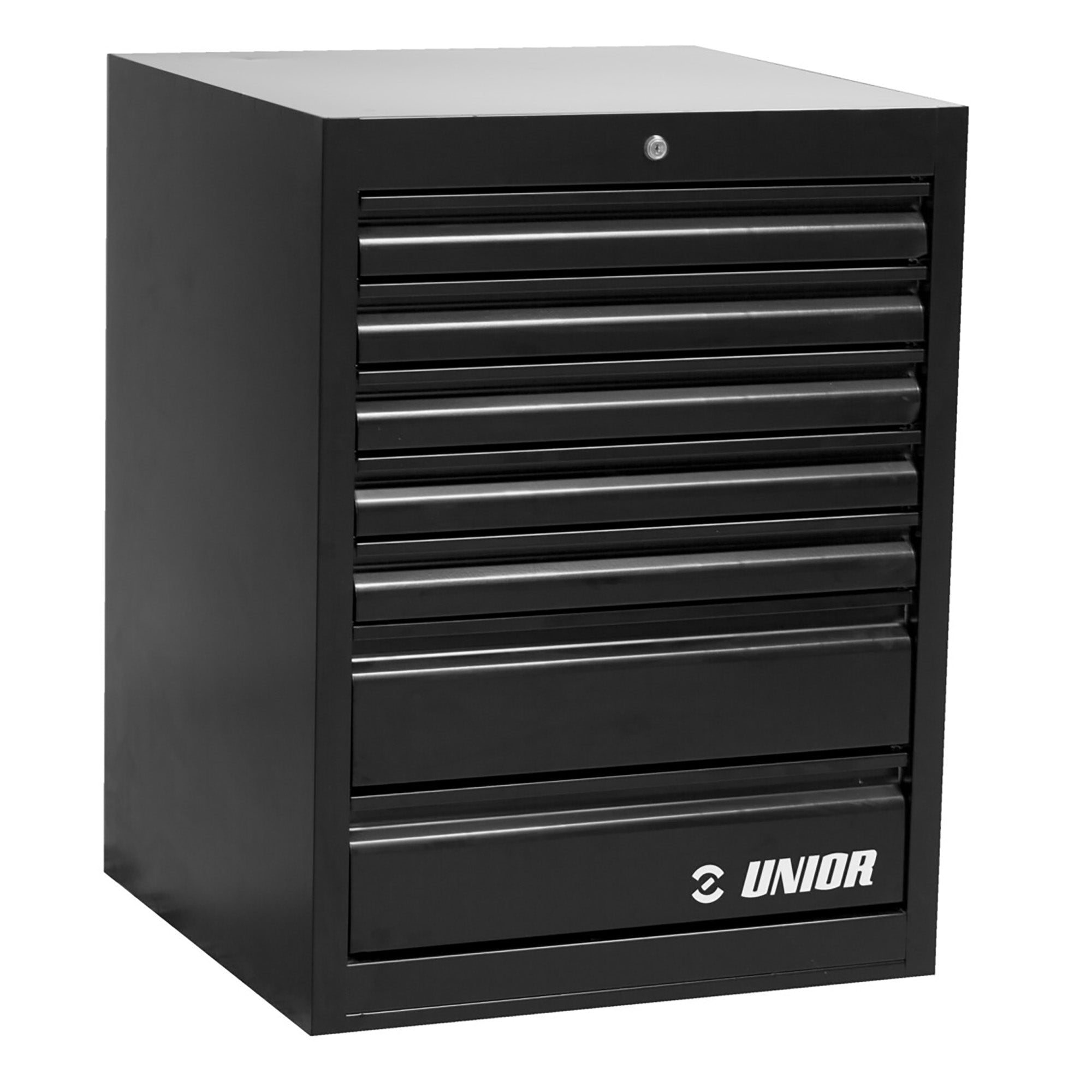 UNIOR Tool Chest Wide | Power2Cycle7 Drawers | Power2Cycle BLACK 663 X 650 X 870MM