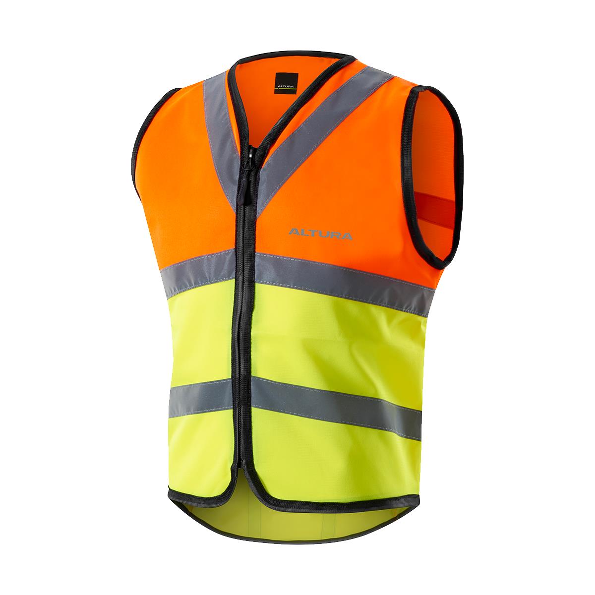 Altura Kids Nightvision Cycling Vest 2016: YELLOW 10-12 YEARS