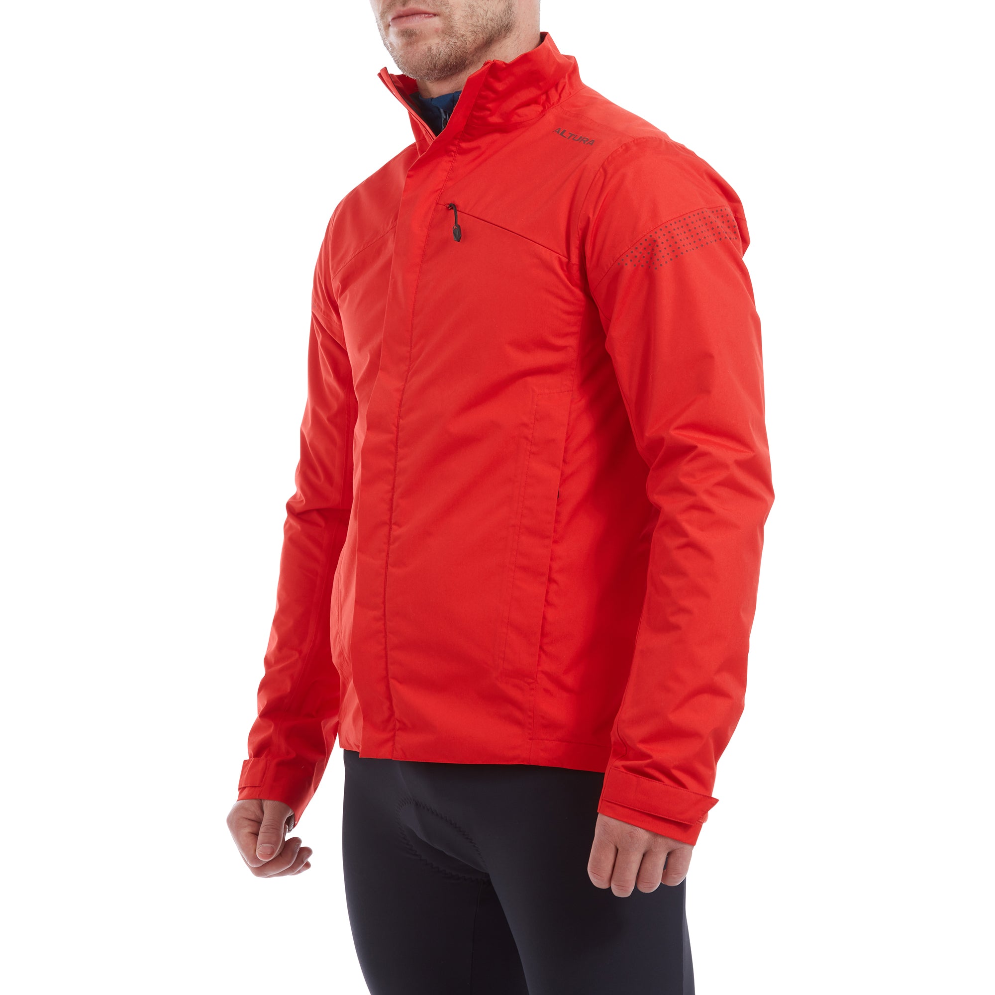 Altura Nightvision Nevis Men's Waterproof Cycling Jacket 2021: RED S