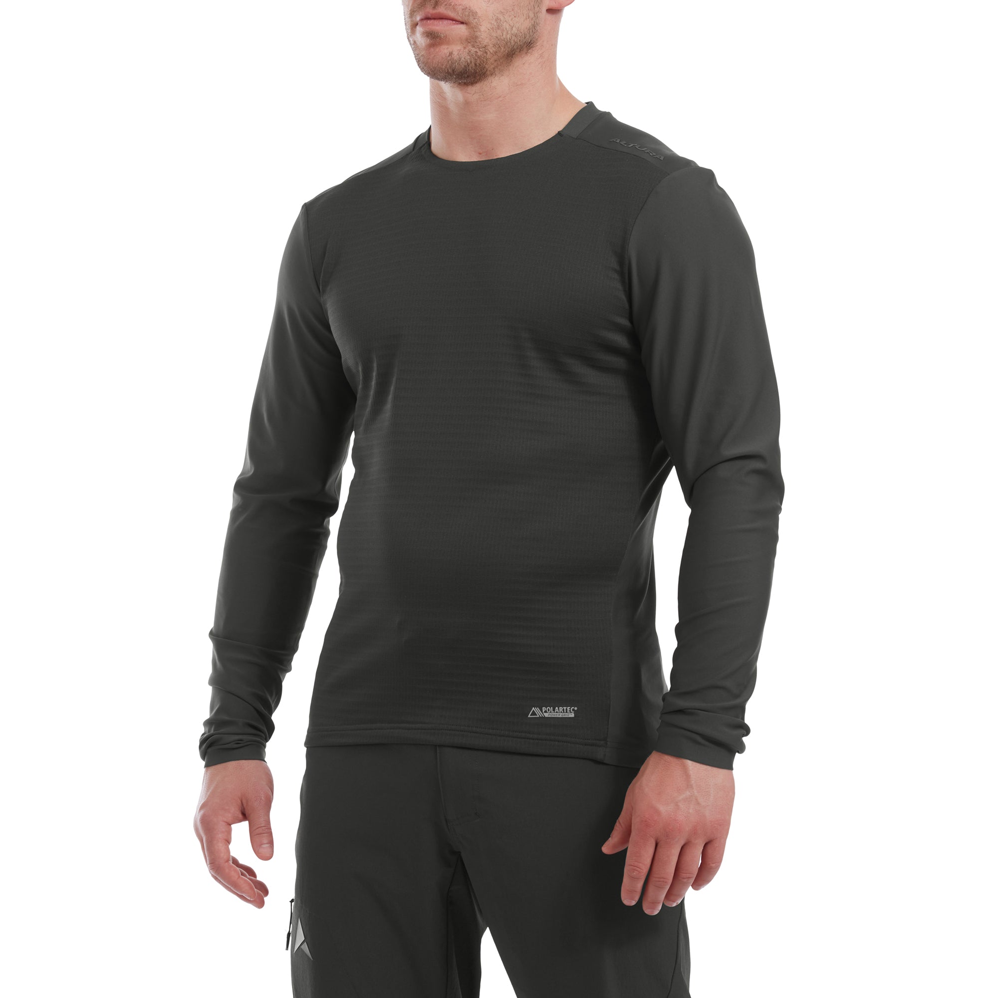 Altura Esker Men's Polartec™ Long Sleeve Trail Jersey 2021: CARBON S