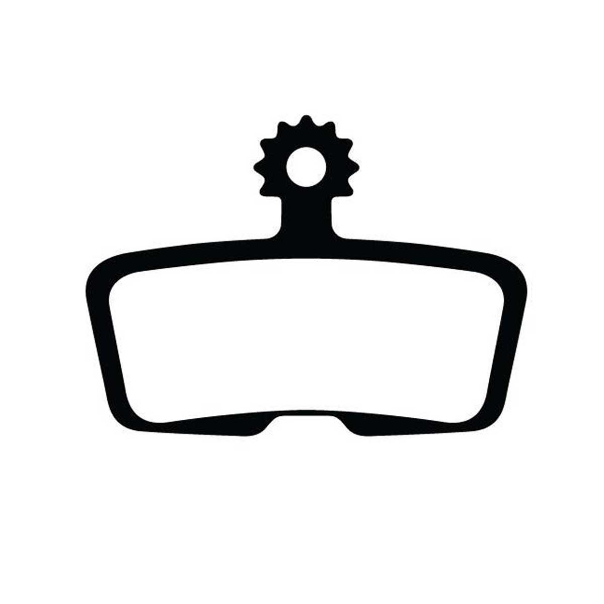 Ashima Semi | Power2CycleMetal Pads | Power2Cycle SRAM Code/Avid Code/Shimano XT M755/M756 | Power2Cycle