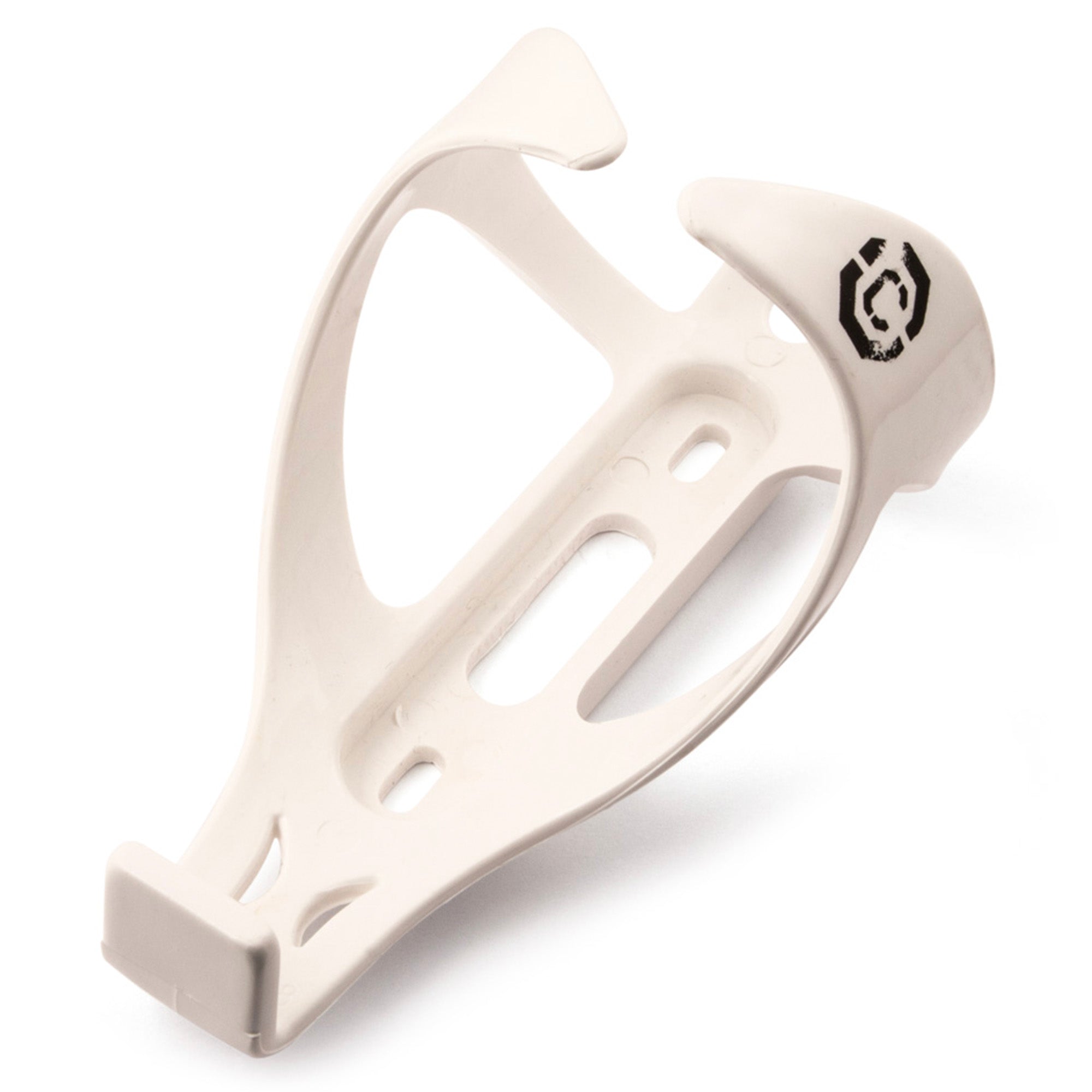 Clarks Polycarbonate Bottle Cage w/Bolts White | Power2Cycle