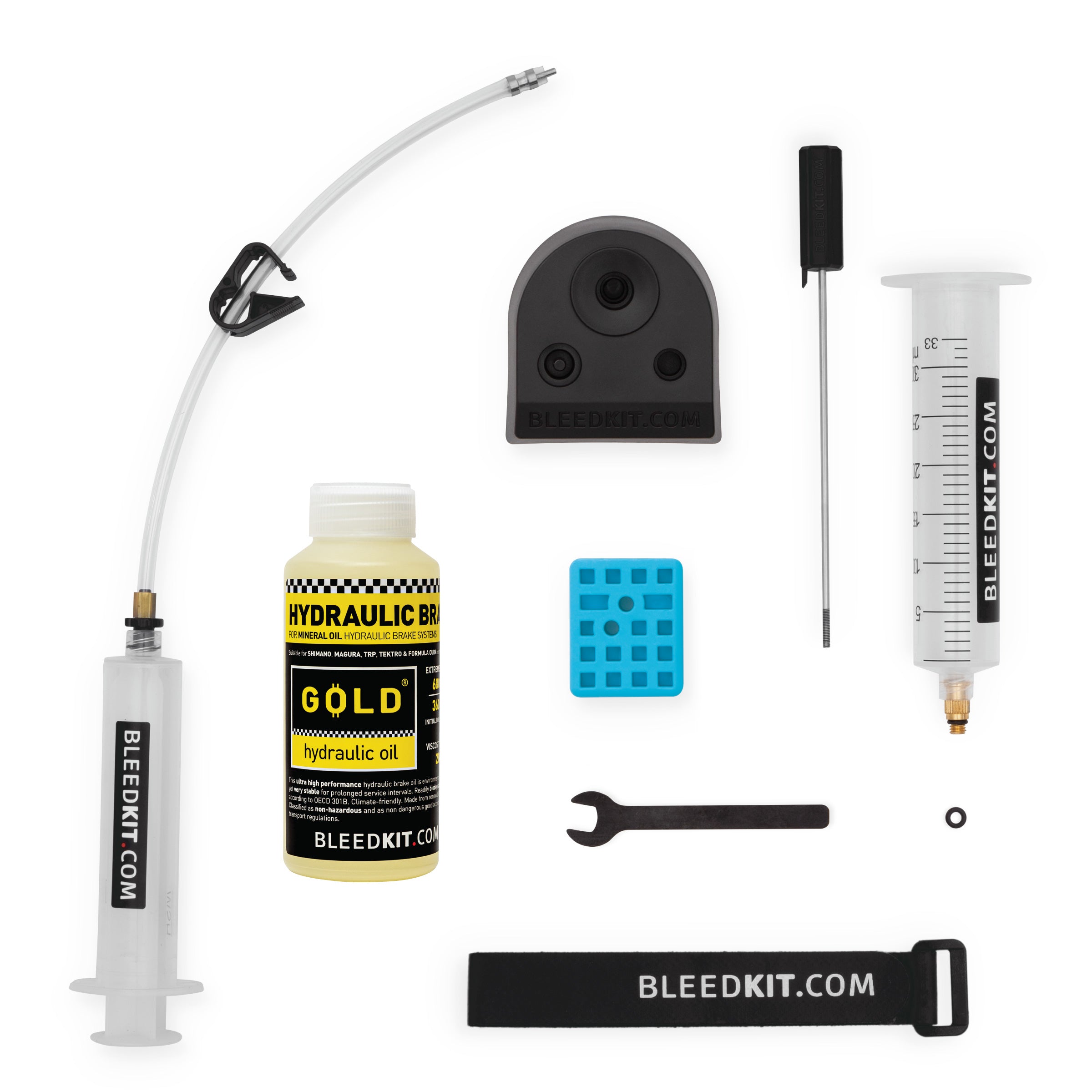 Bleedkit Shimano Premium Gold (Inc Fluid) | Power2Cycle
