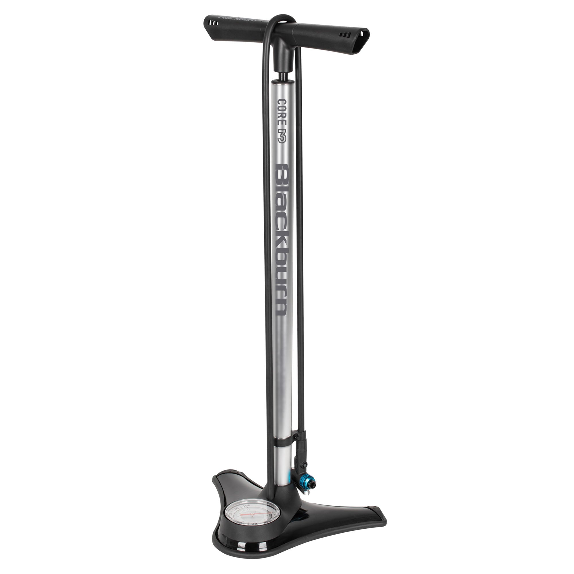 Blackburn Core 3 Floor Pump | Power2Cycle SILVER