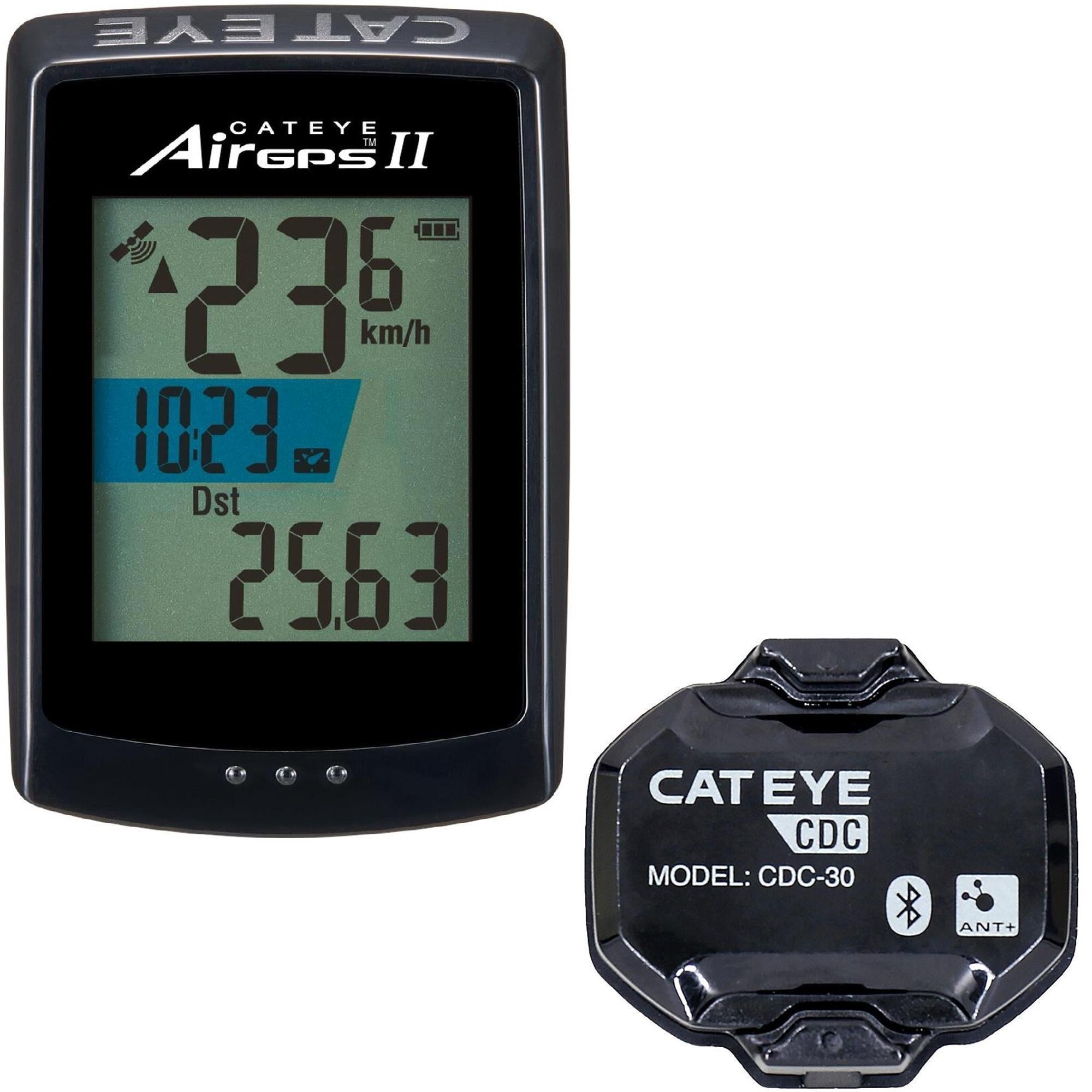 CatEye Air GPS 2 Cycle Computer With Cadence Sensor | Power2Cycle USB | Power2CycleC