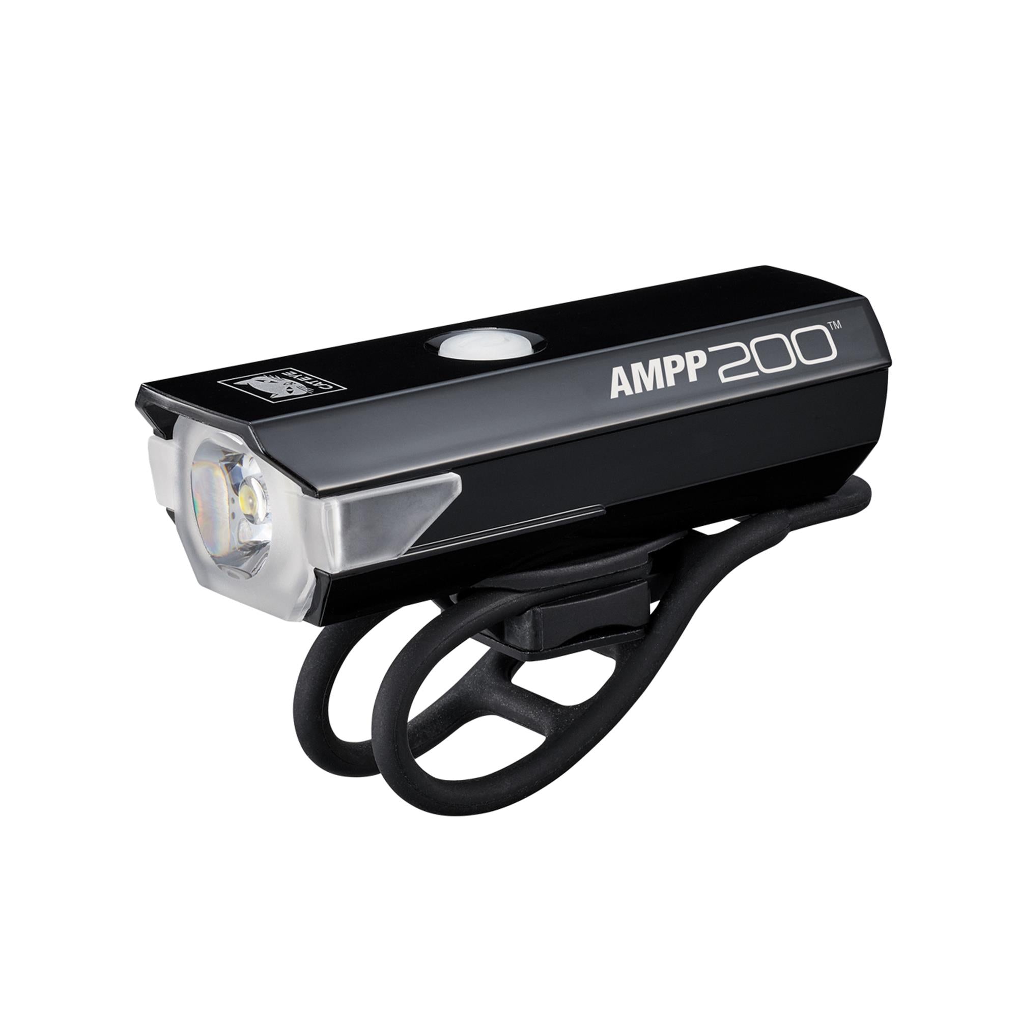 CatEye AMPP 200 Front Bike Light 2026 | Power2Cycle BLACK USB | Power2CycleC