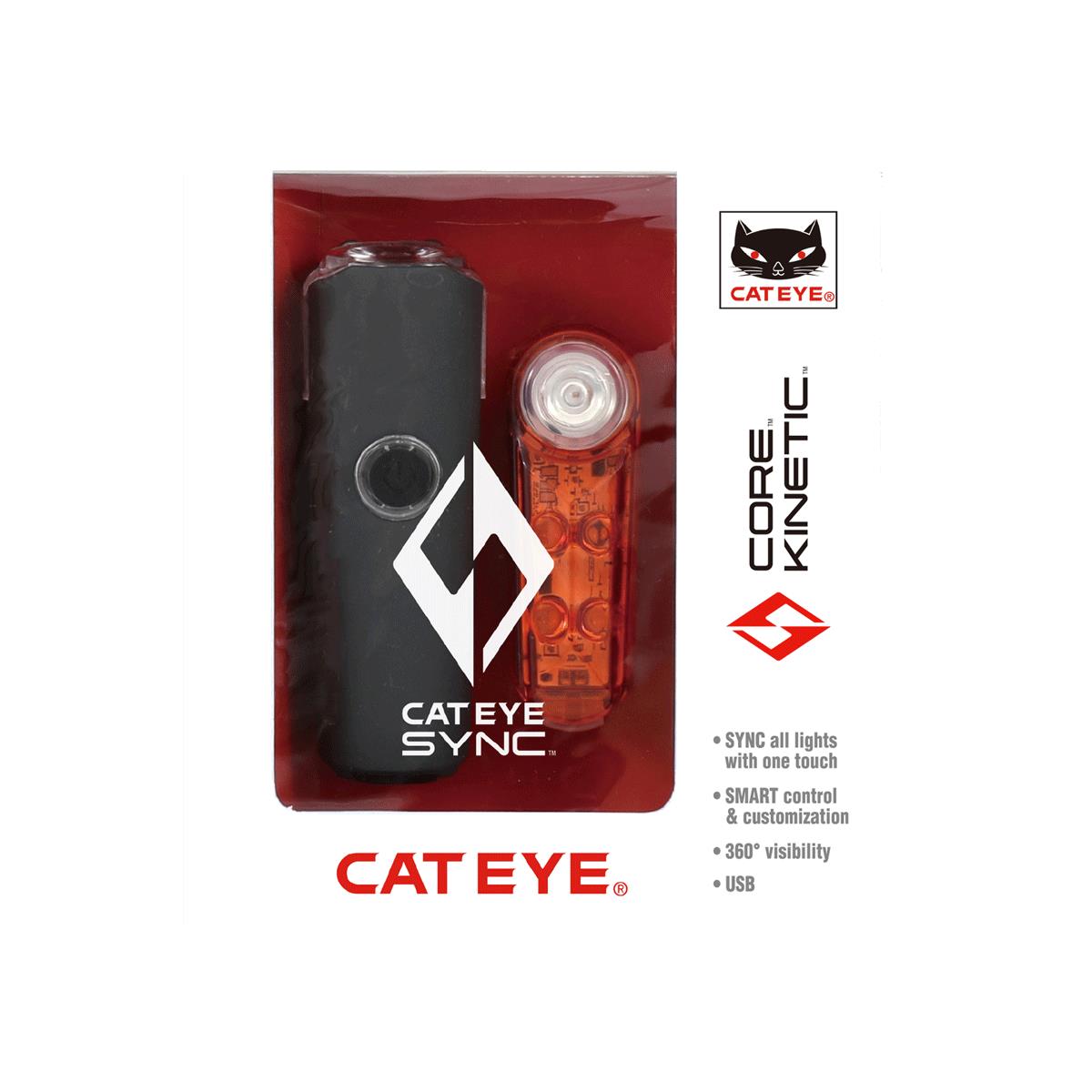 CatEye Sync Core / Sync Kinetic Bluetooth Connected Bike Light Set | Power2Cycle