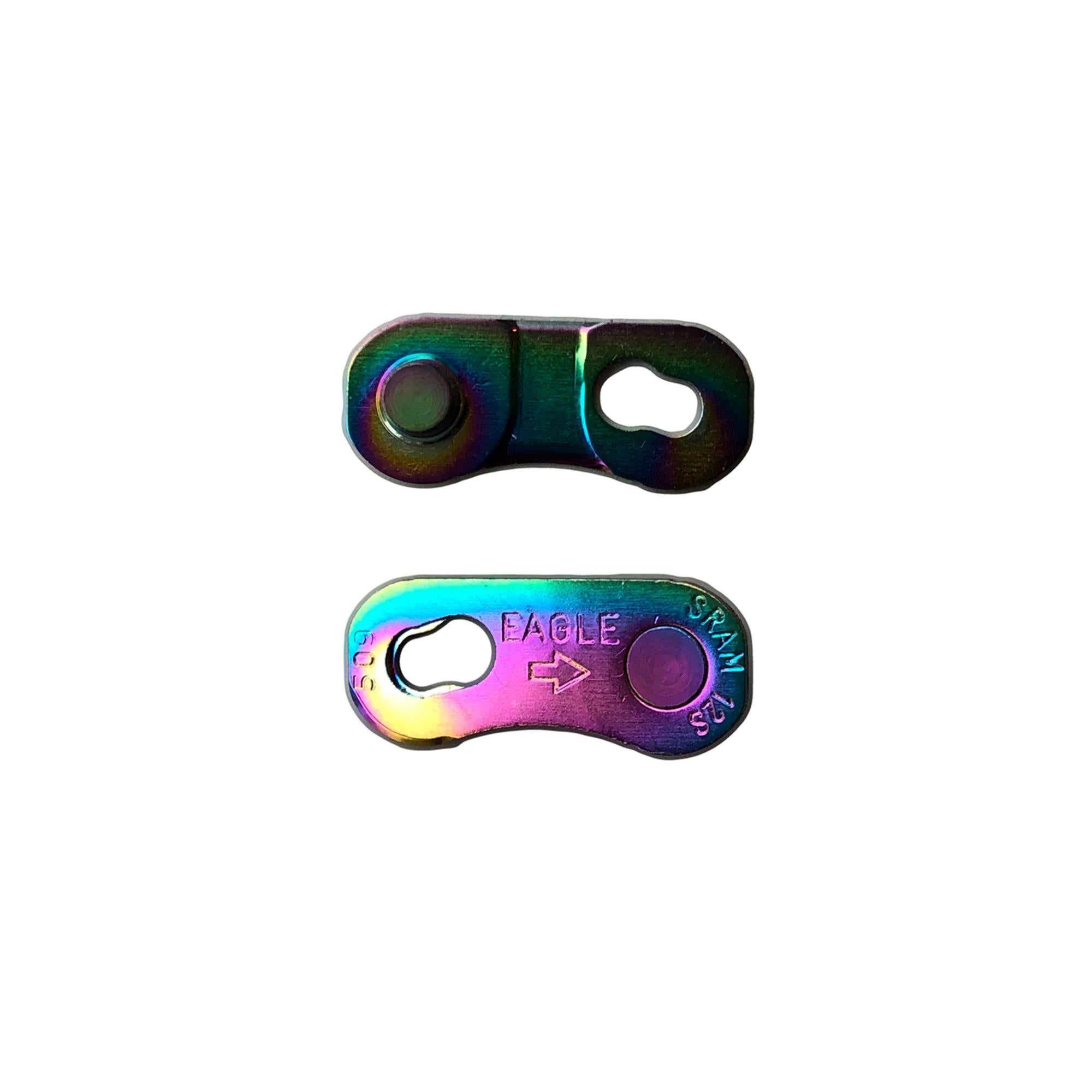SRAM Eagle Powerlock Chain Connector 12 | Power2CycleSpeed (4 PCS) | Power2Cycle Rainbow | Power2Cycle RAINBOW 12 SPEED