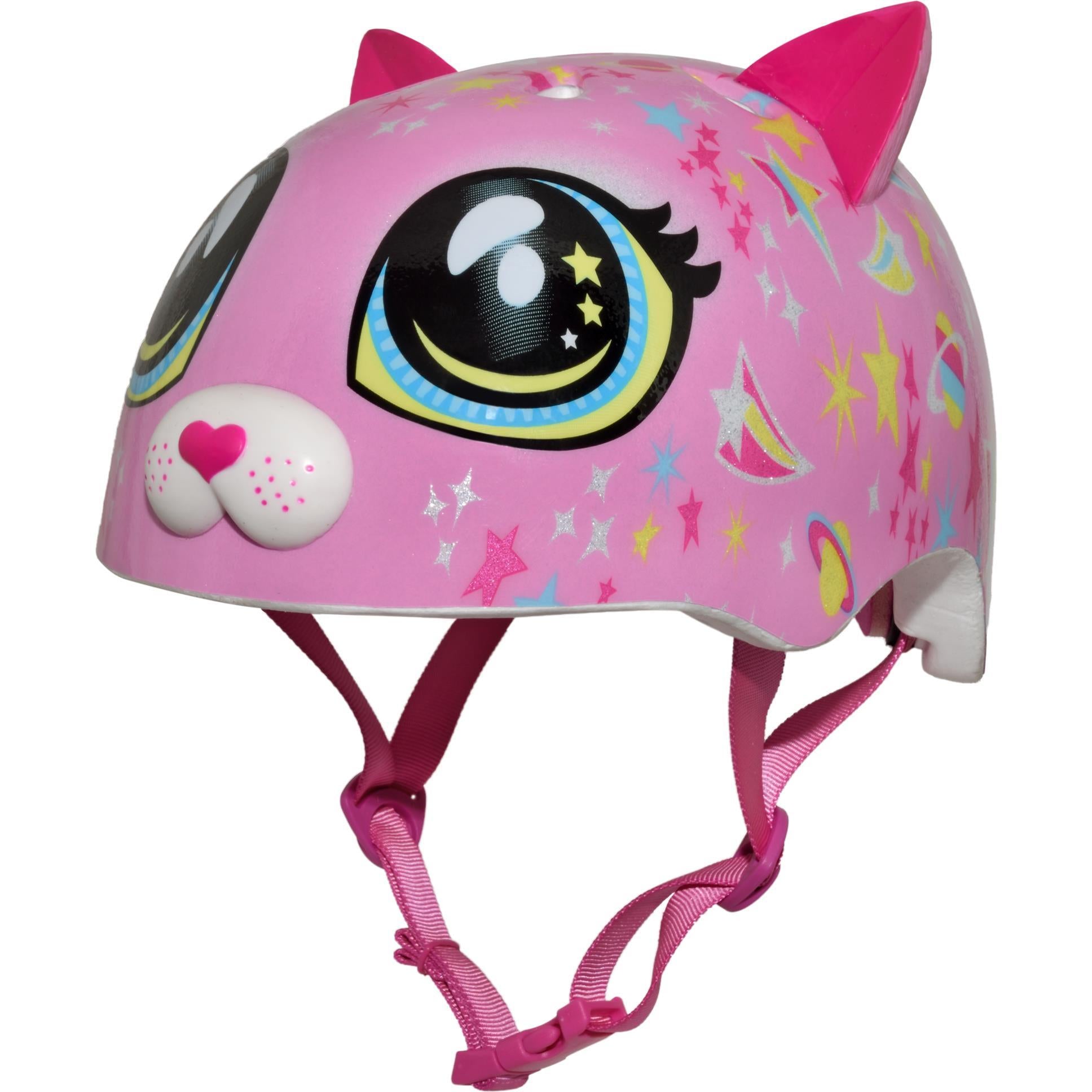 Preme Raskullz Child Helmet (5+ Years) | Power2Cycle Astro Cat Pink 2021 | Power2Cycle ASTRO CAT PINK UNISIZE 50 | Power2Cycle54CM