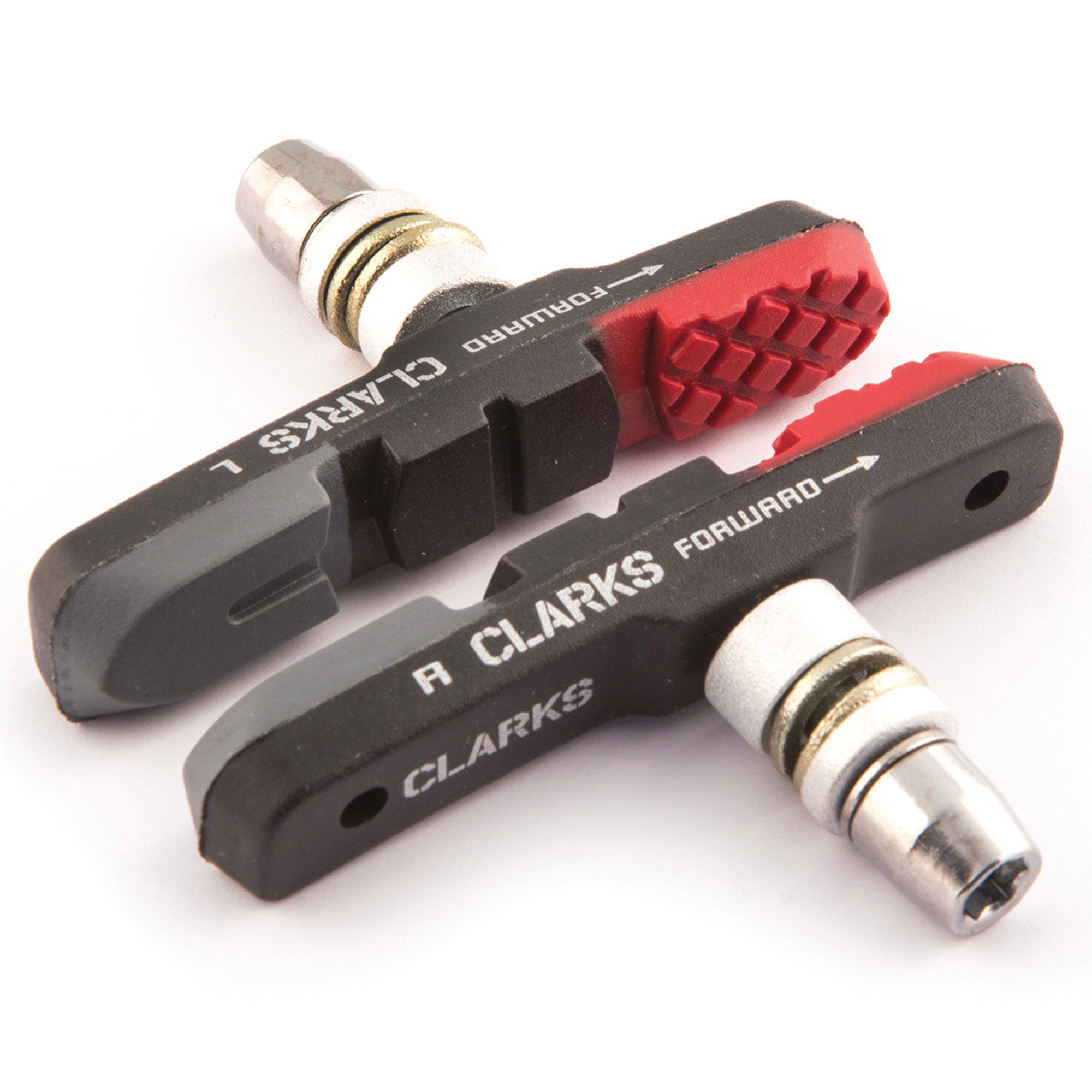 Clarks Elite MTB/Hybrid Brake Pads Integral Block w/Triple Compound Insert Pads 72mm | Power2Cycle