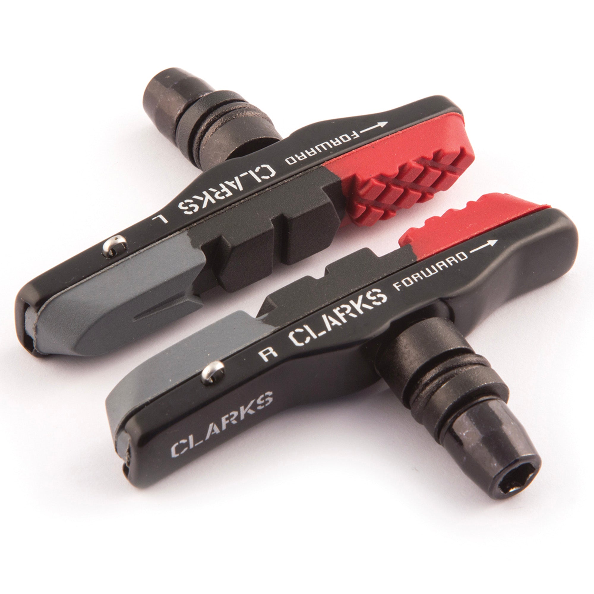 Clarks Elite MTB/Hybrid V | Power2CycleBrake Pads w/Lightweight Aluminium Holder & Triple Compound Insert Pads 72mm | Power2Cycle