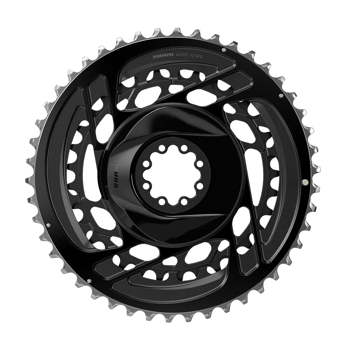 SRAM Chain Ring Road DM Kit Non | Power2CyclePower Force D2 2023 | Power2Cycle BLACK