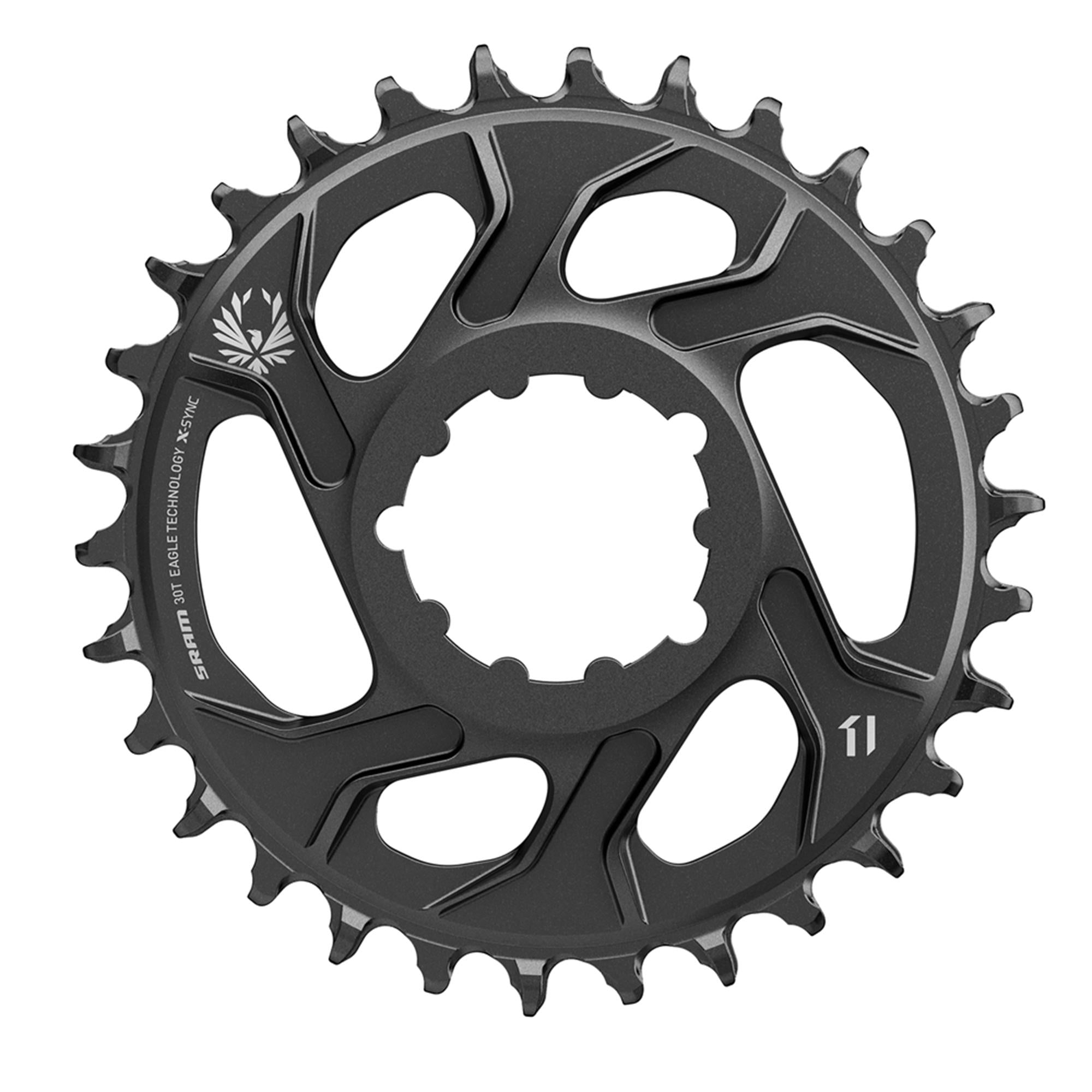 SRAM X | Power2CycleSYNC2 Chainring Direct Mount 6mm Offset Eagle | Power2Cycle