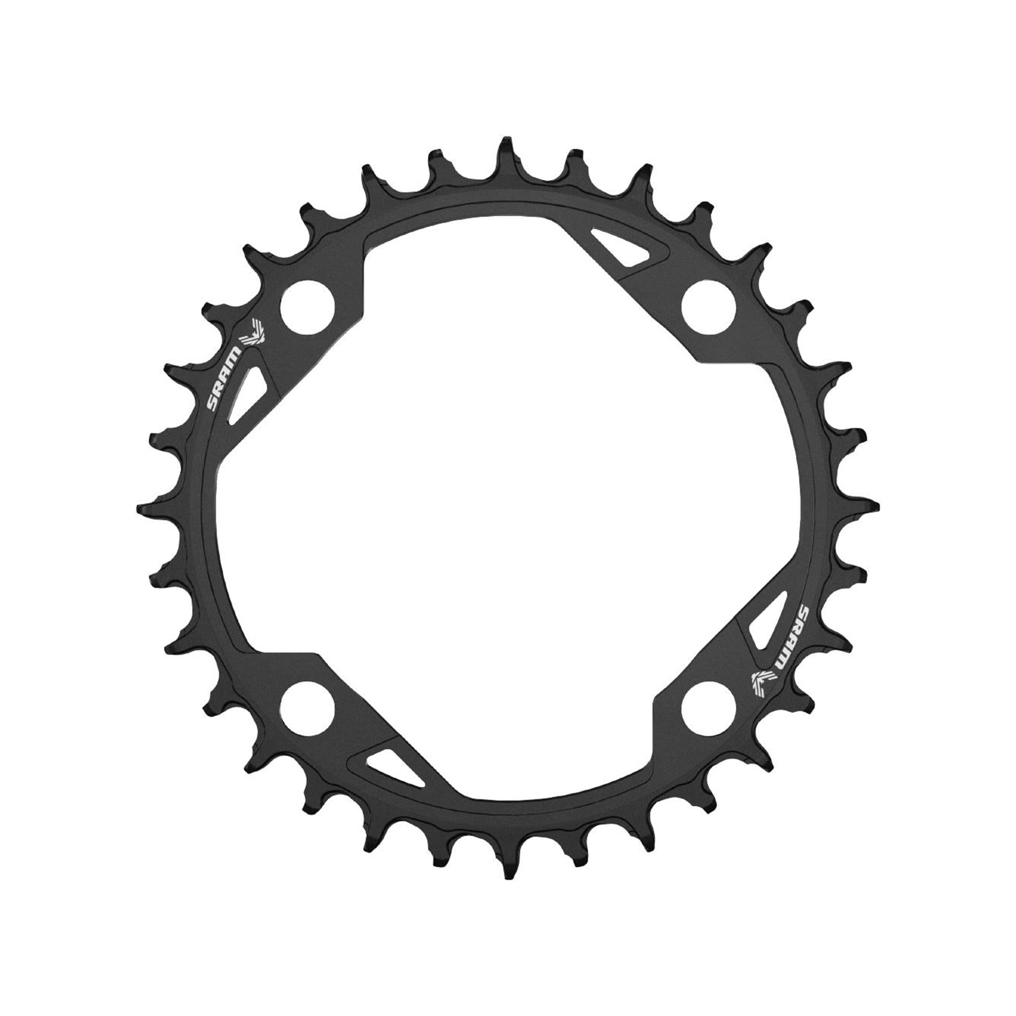 SRAM Chain Ring T | Power2CycleTYPE 104 BCD Aluminum Light Powered EMTB | Power2Cycle BLACK 32T