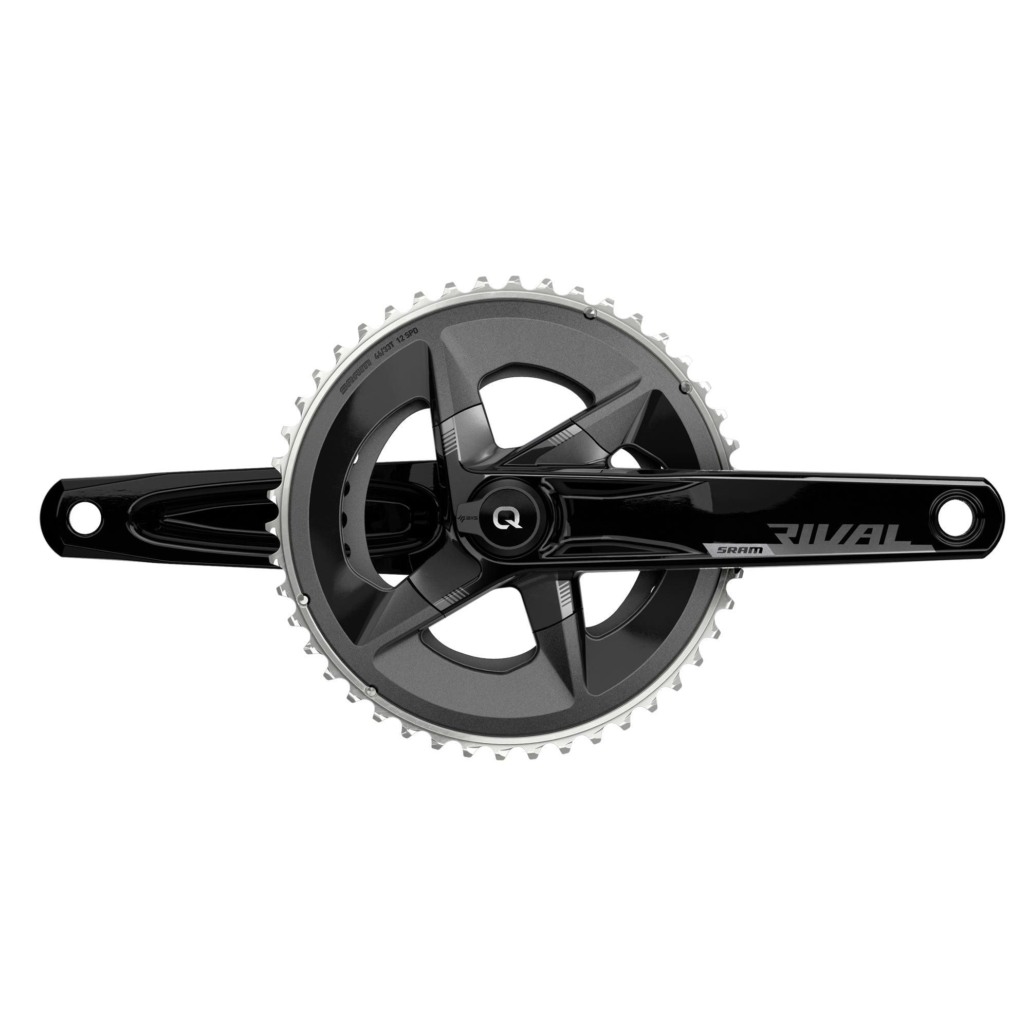 SRAM Rival D1 Quarq Road Power Meter DUB (BB Not Included) | Power2Cycle BLACK