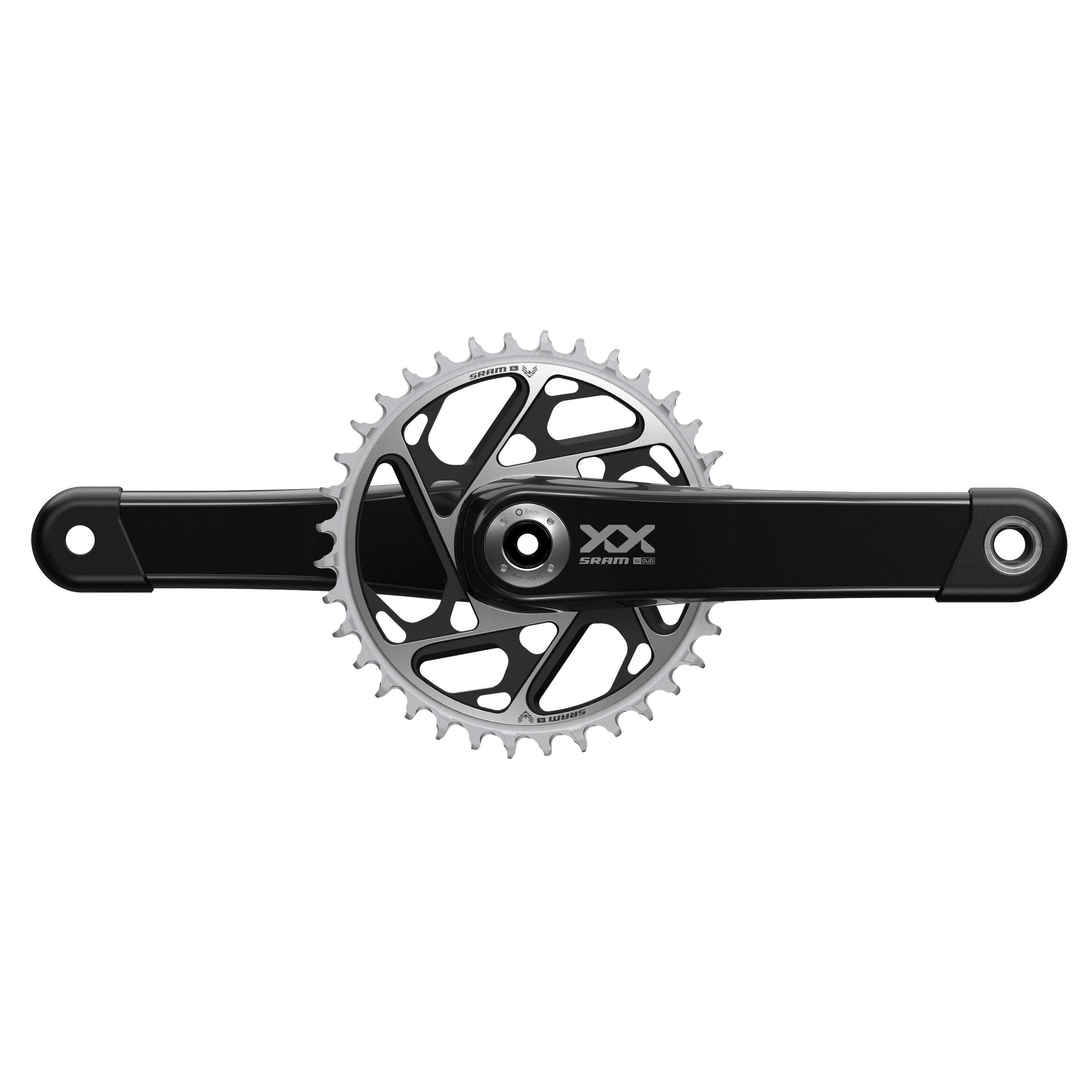 SRAM Crankset XXSL Eagle Q168 55mm Chainline Dub Black 34T T | Power2CycleType (BB Not Included) 2023 | Power2Cycle BLACK