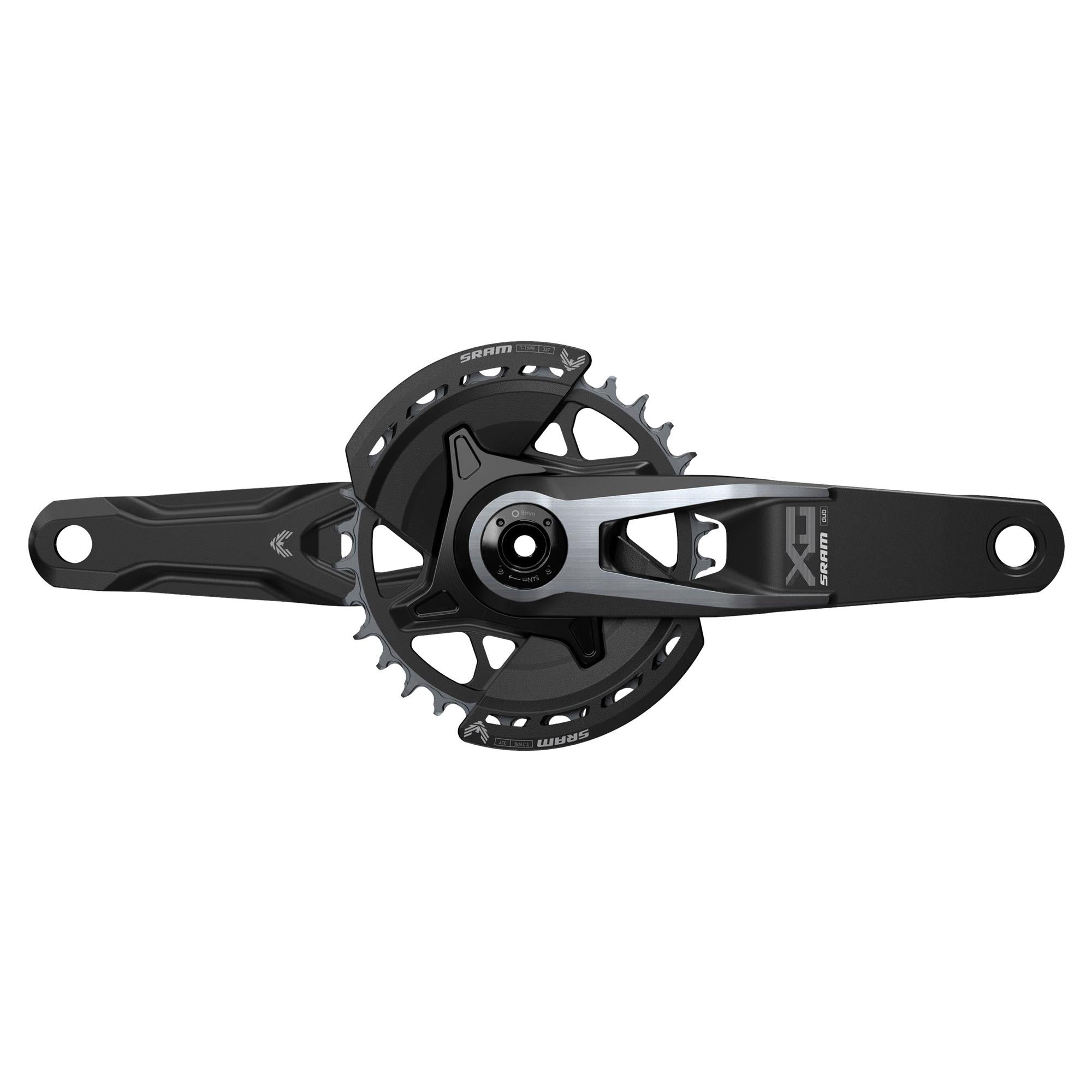 SRAM Crankset X0 Eagle Q174 55mm Chainline DUB MTB Wide 2 | Power2CycleGuards 32T T | Power2CycleType (BB & BB Dub Spacers Are Not Included) V2 | Power2Cycle