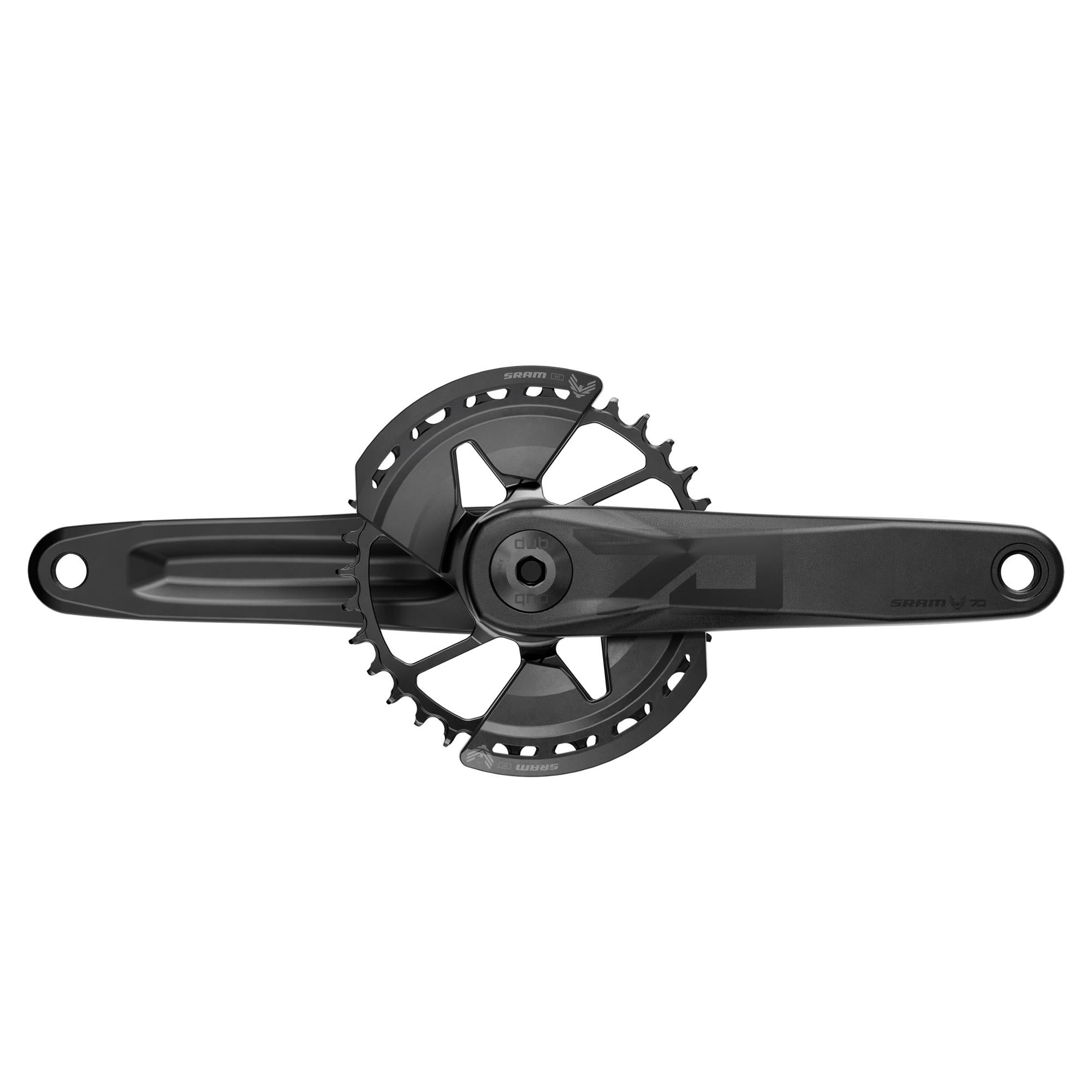 SRAM Crankset Eagle 70 CL55 DUB MTB Wide Black 2 | Power2Cycleguards 32t Steel T | Power2CycleType (BB and BB DUB spacers are not included) | Power2Cycle BLACK